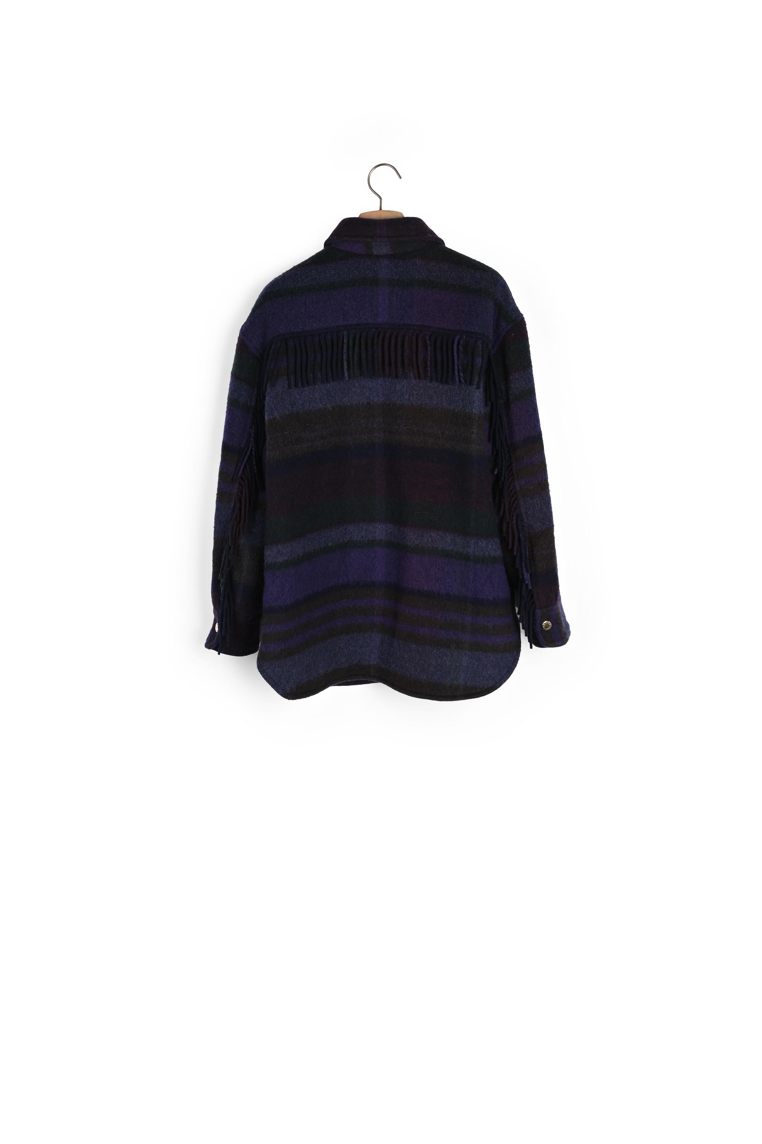 Manteau surChemise à carreaux Sandro seconde main