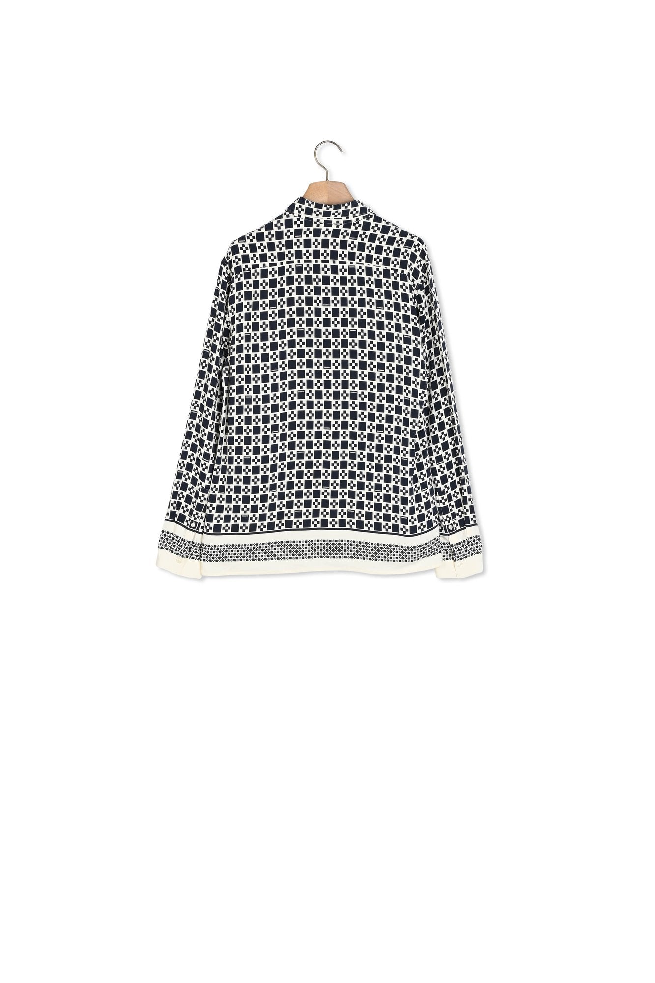 Chemise fluide imprimé square cross Sandro seconde main