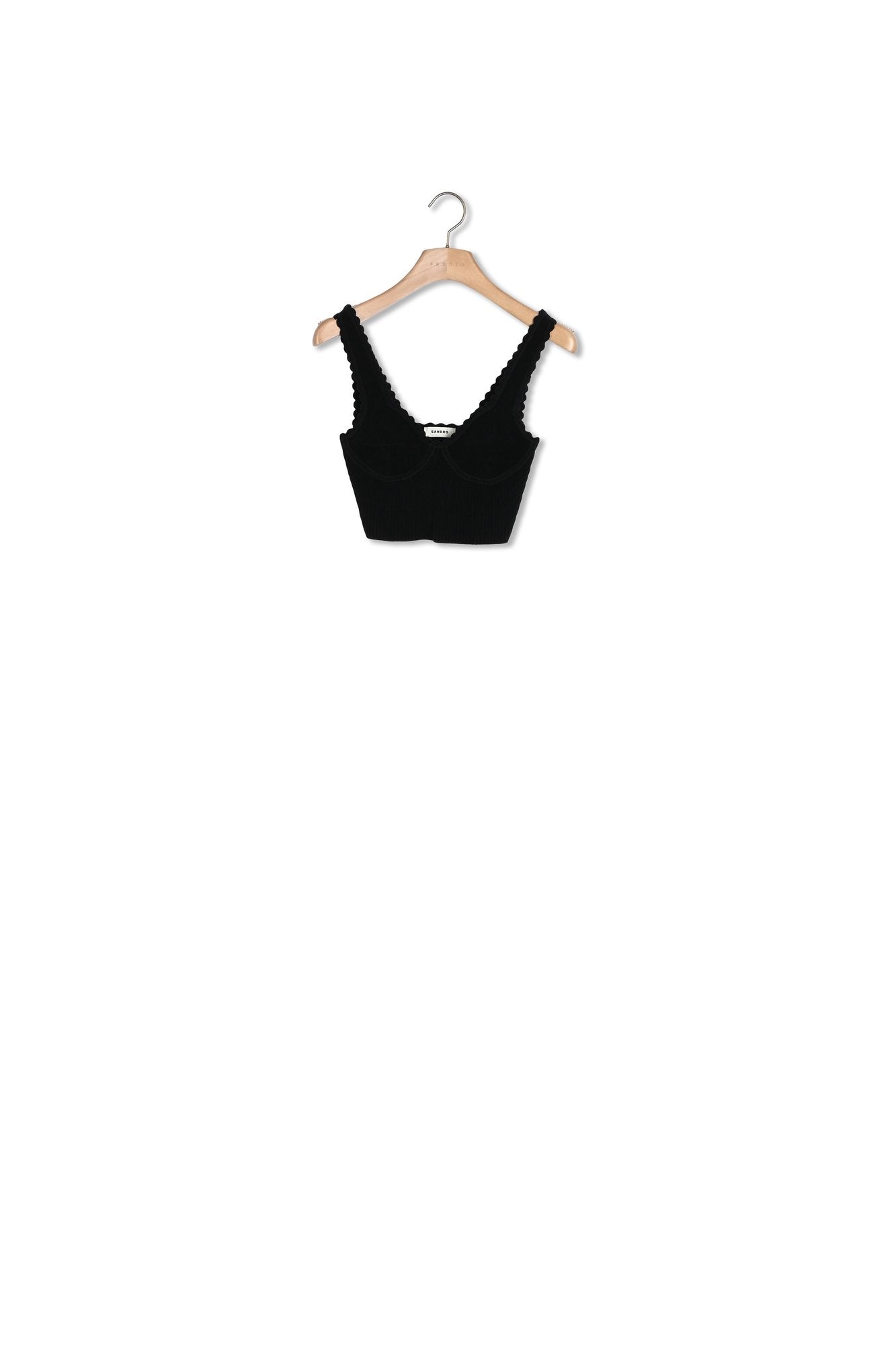 Brassière en Maille velours Sandro seconde main