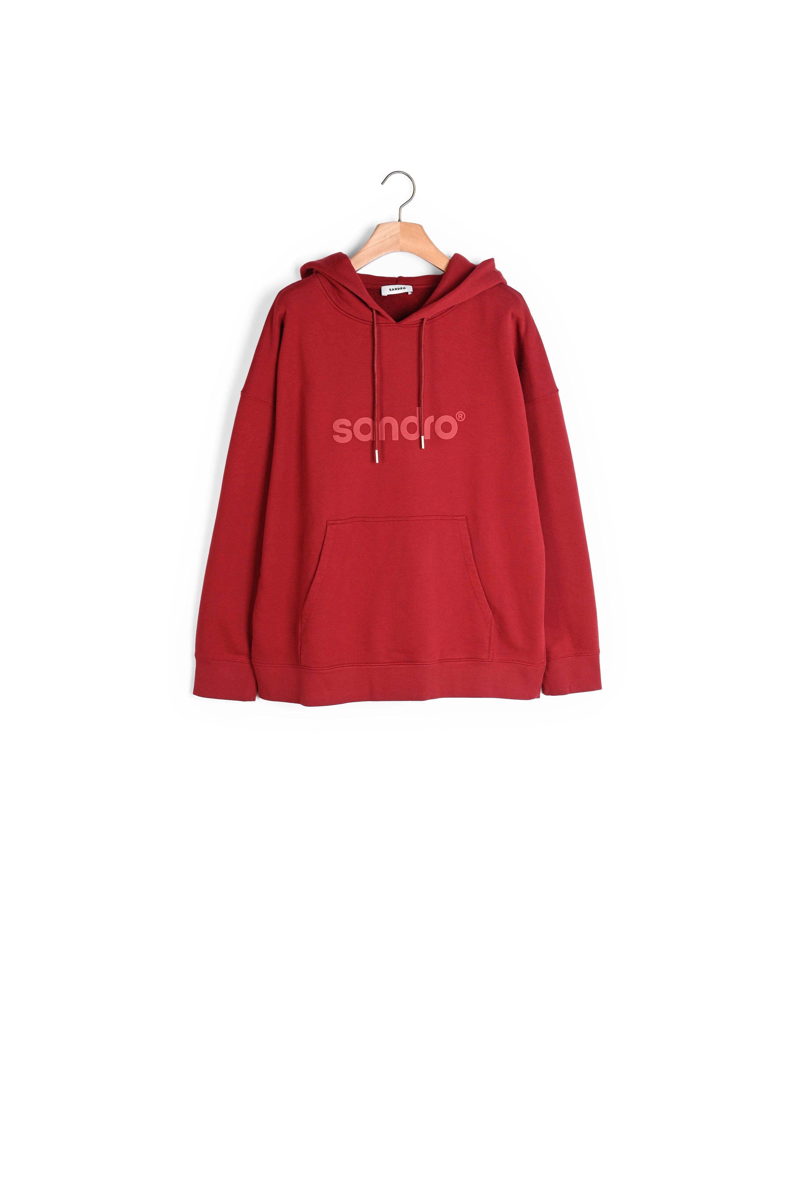 Hoodie oversize à logo Sandro seconde main