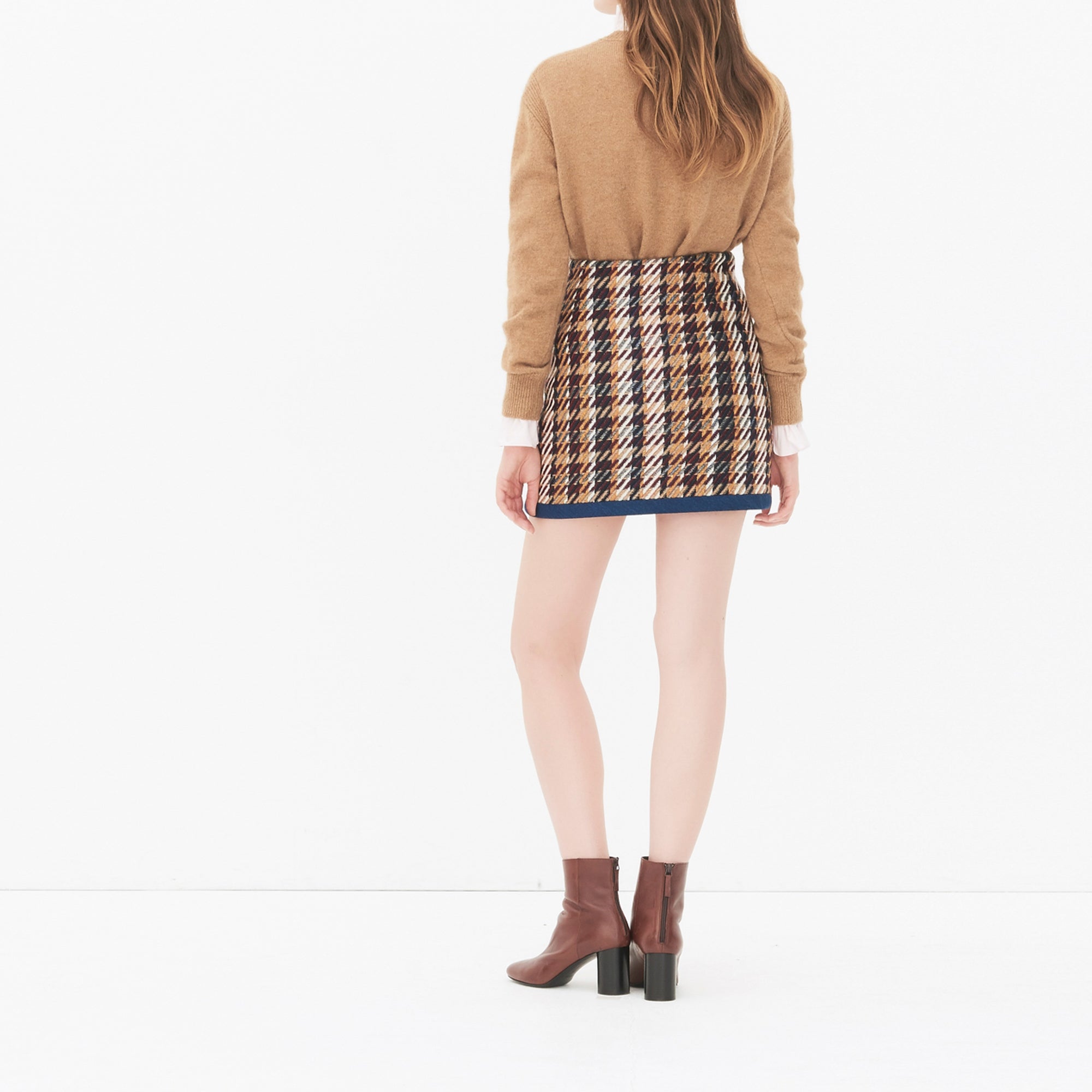 Jupe Ecru Sandro seconde main