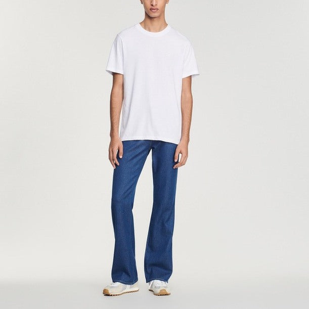TEE SHIRT blanc Sandro seconde main
