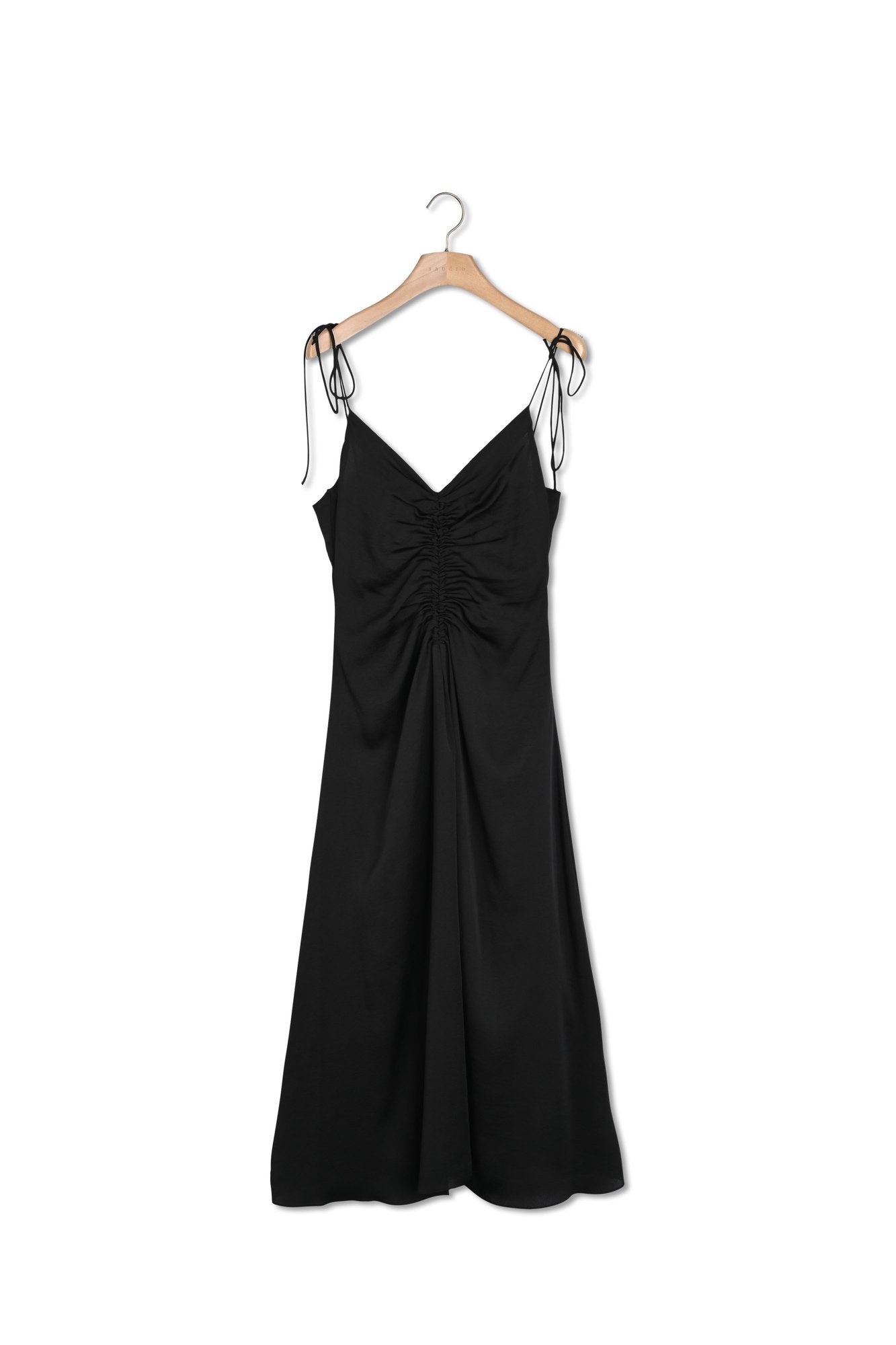 Robe longue à fines bretelles Sandro seconde main