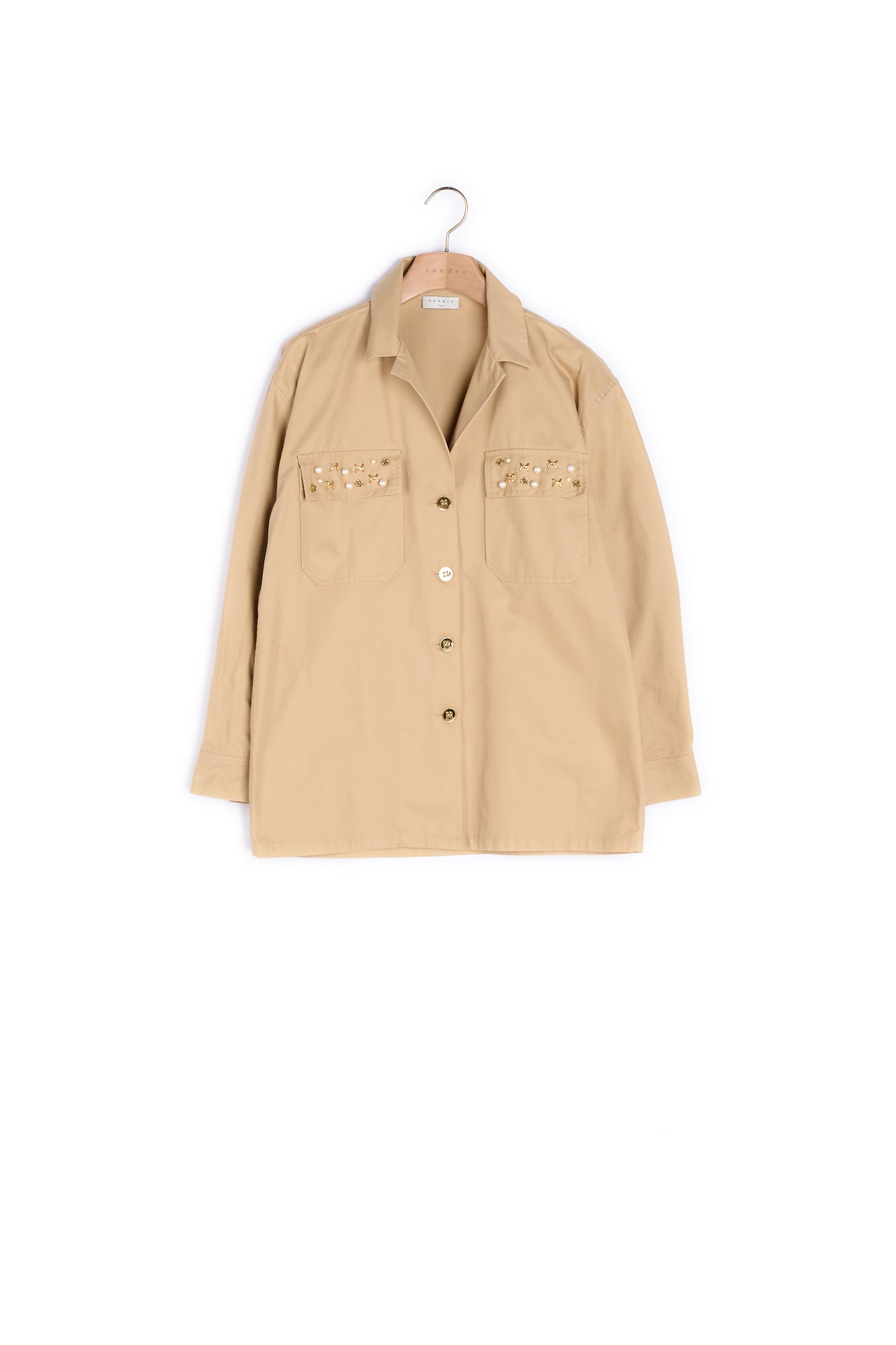 Veste Chemise à ornements Sandro seconde main