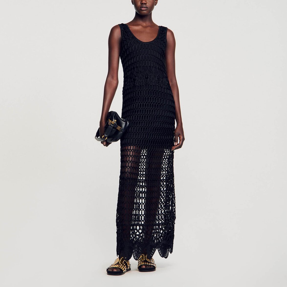 Robe en crochet Sandro seconde main