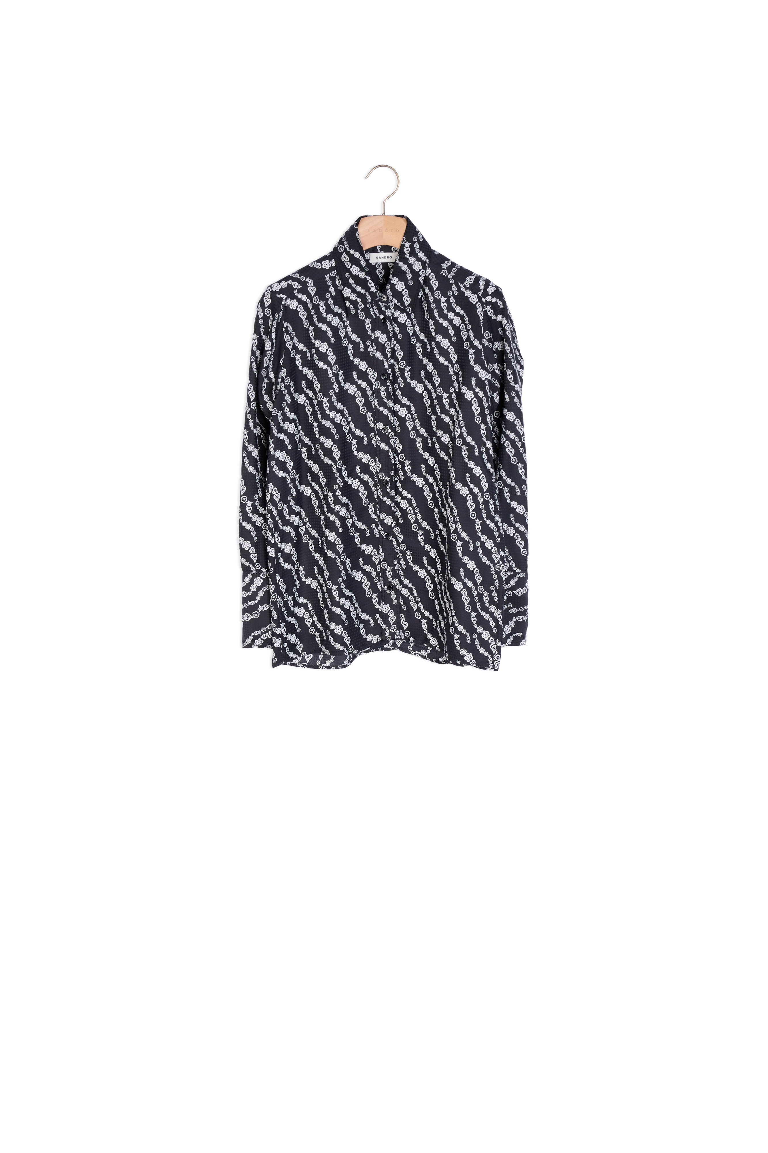 Chemise fluide imprimée Sandro seconde main