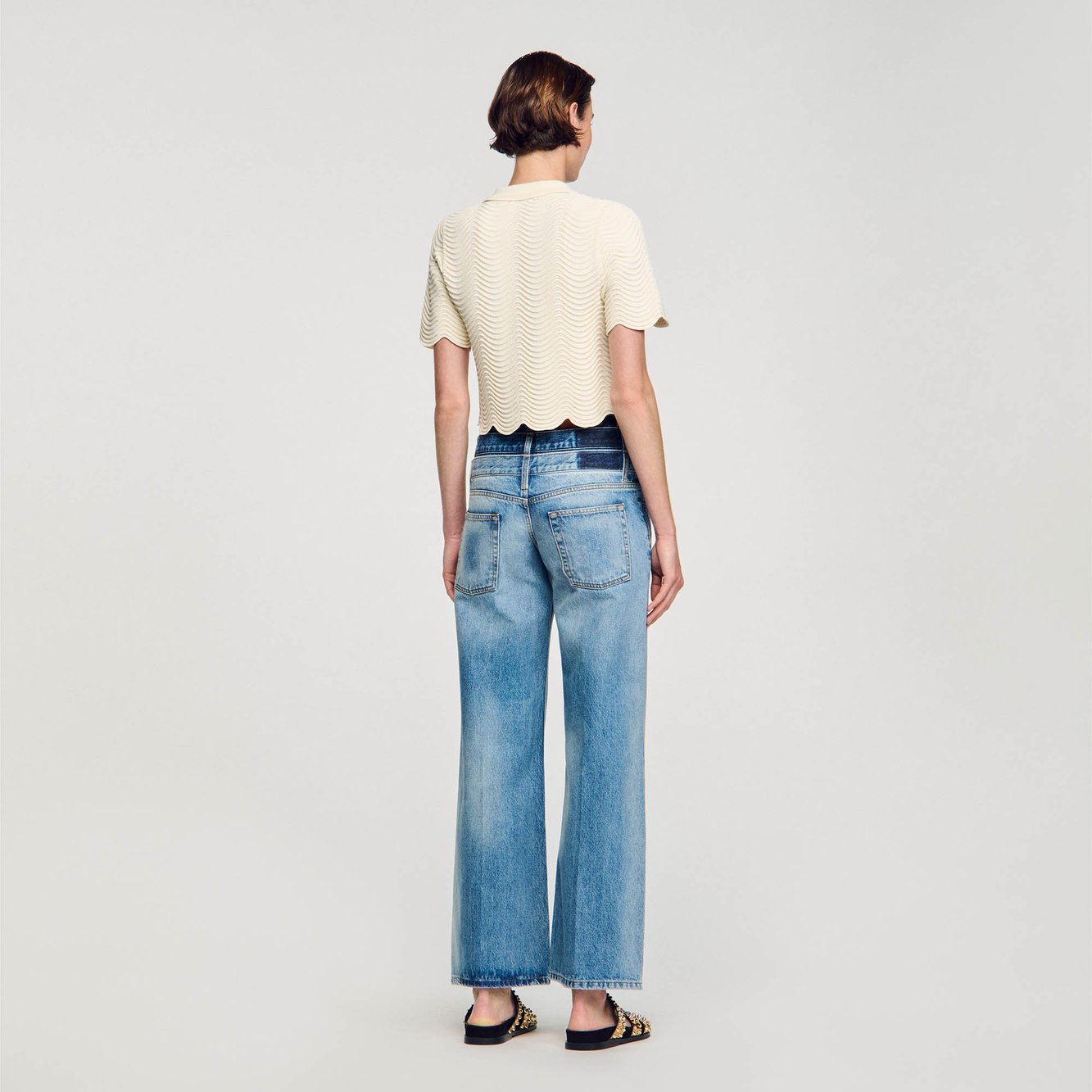 Top court en Maille Sandro seconde main