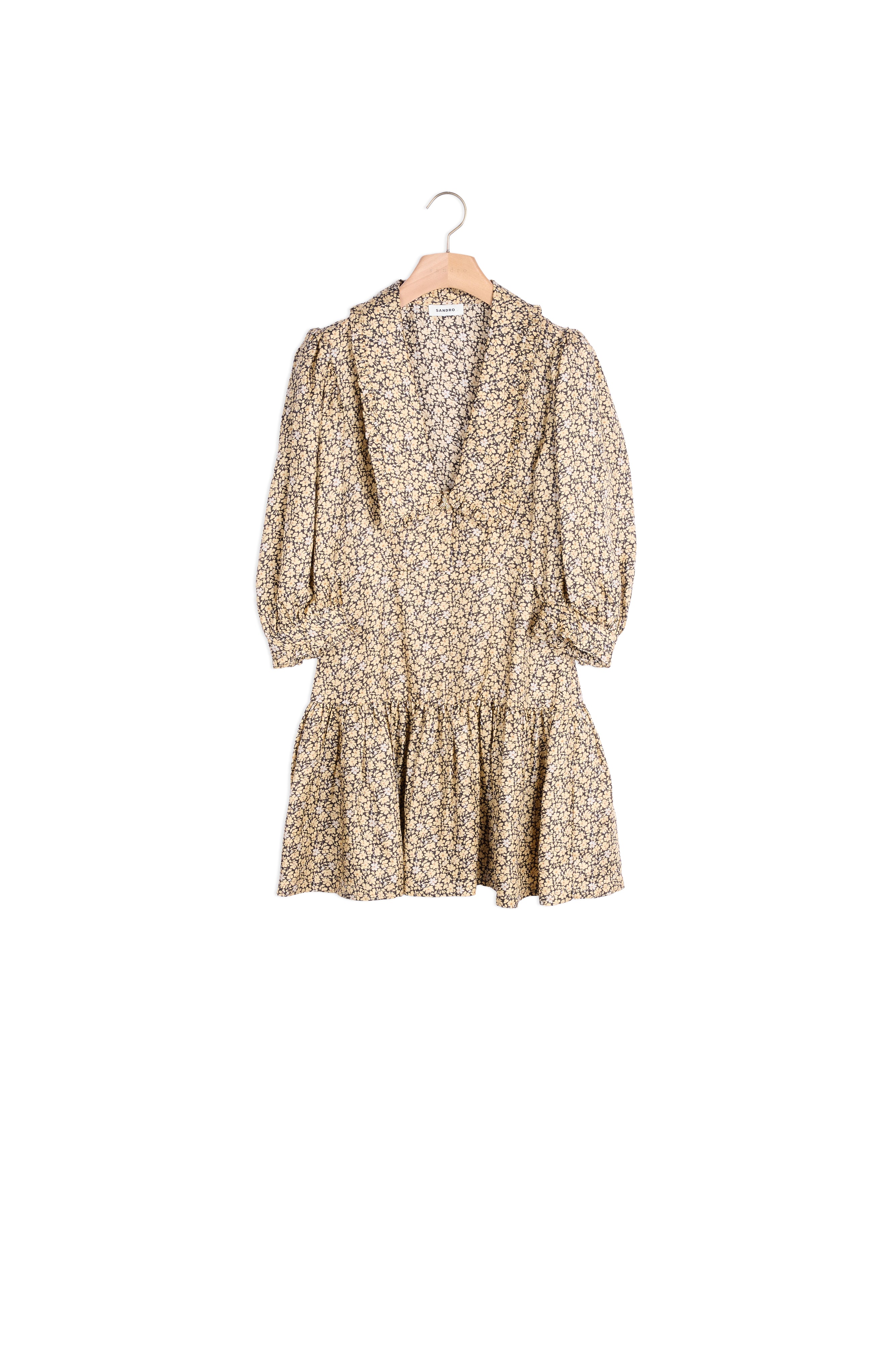Robe fluide imprimée Sandro seconde main