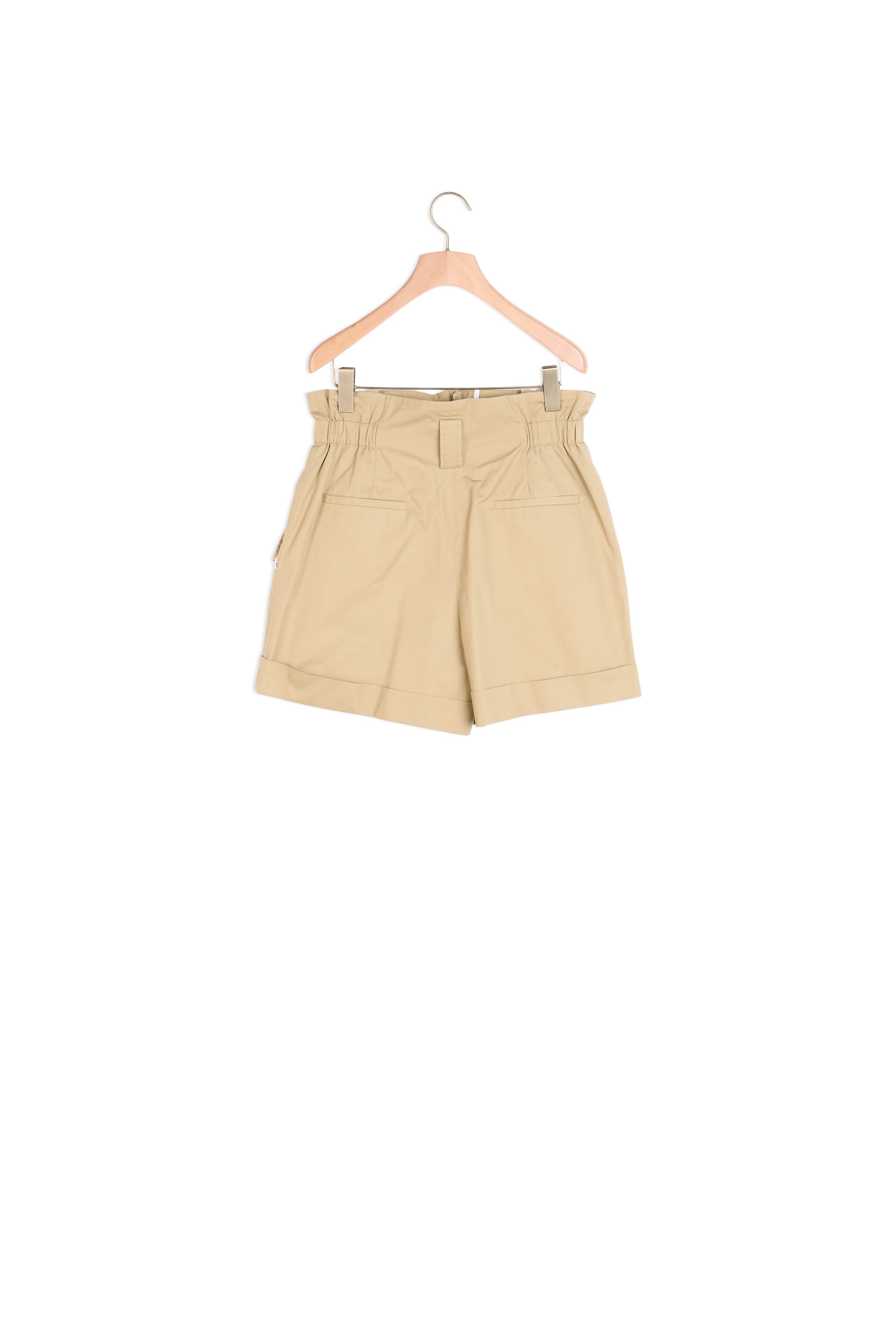 Short taille haute en coton biologique Sandro seconde main