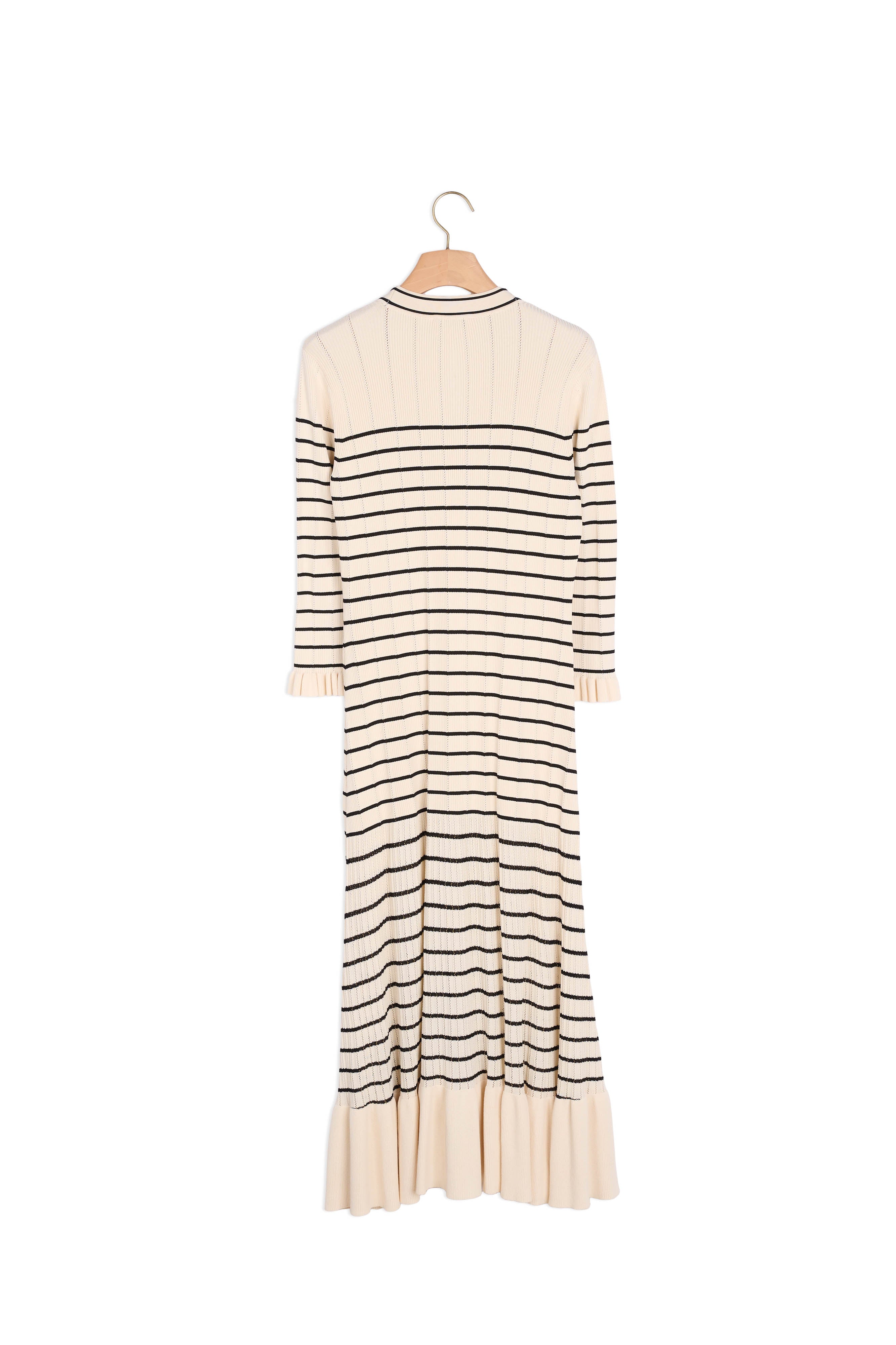 Robe longue marinière Sandro seconde main