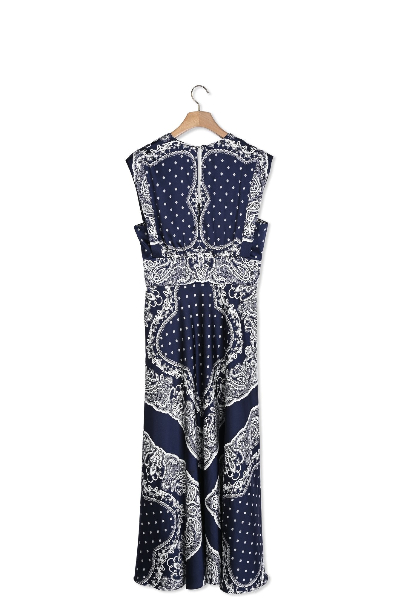 Robe longue à imprimé bandana Sandro seconde main