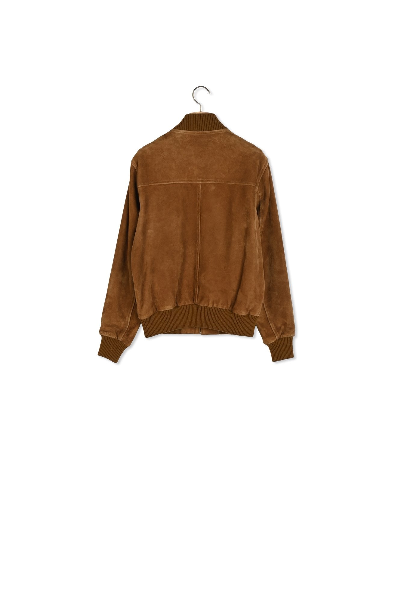 Blouson zippé en daim Sandro seconde main