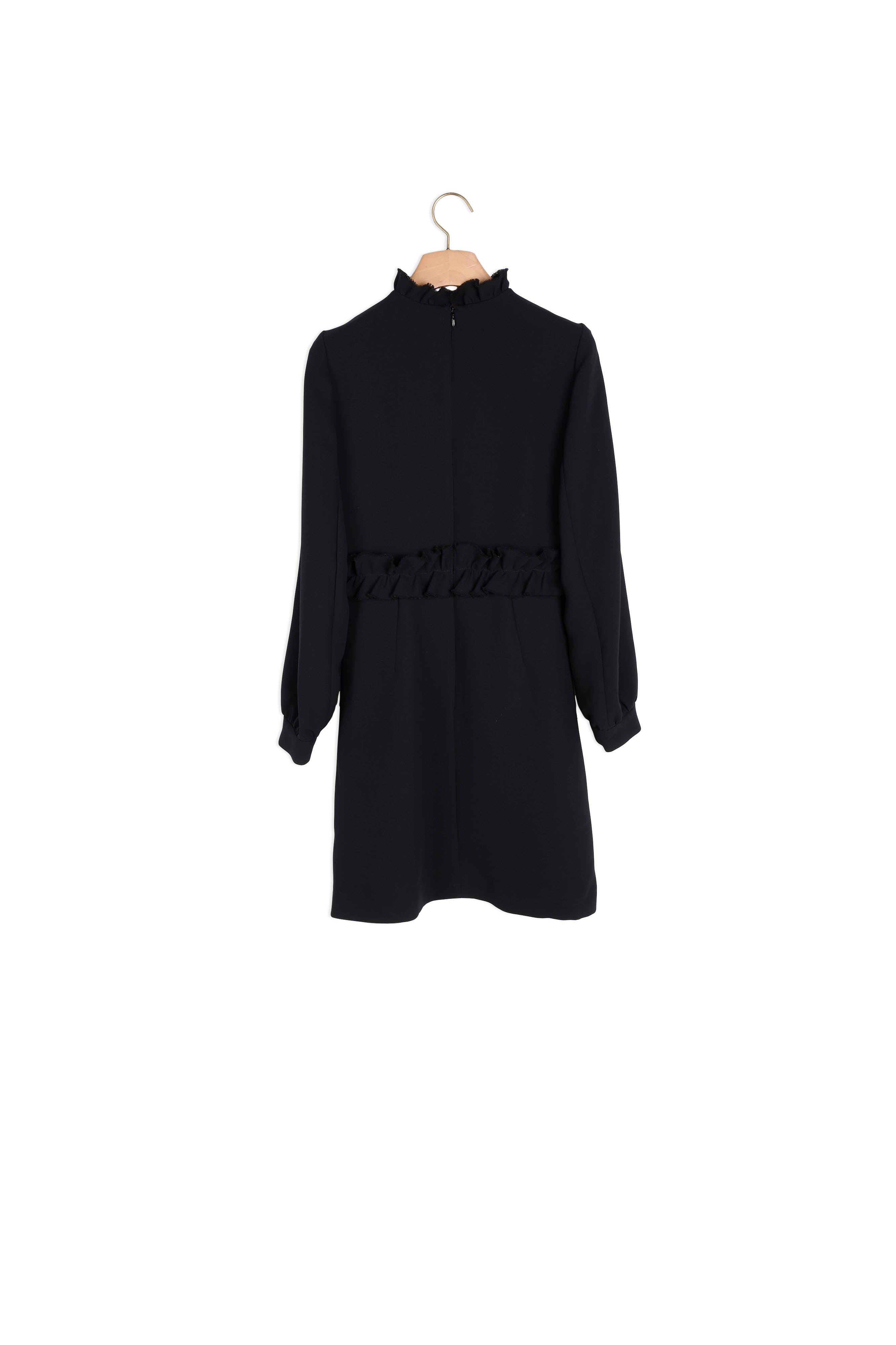 Robe à manches avec détails de fronces Sandro seconde main