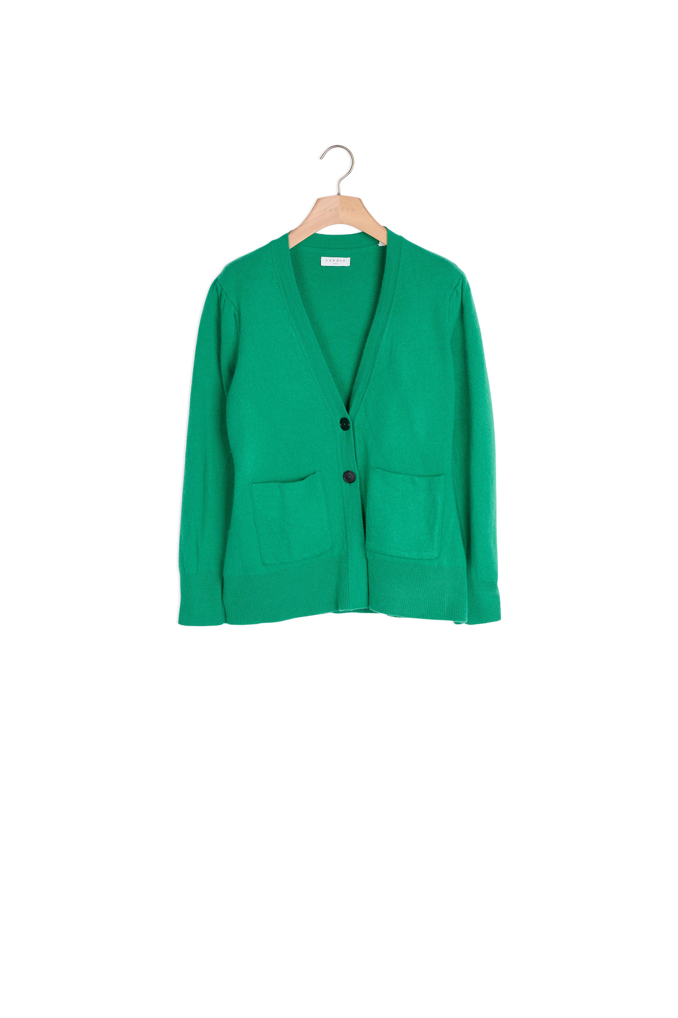 Cardigan long boutonné Sandro seconde main