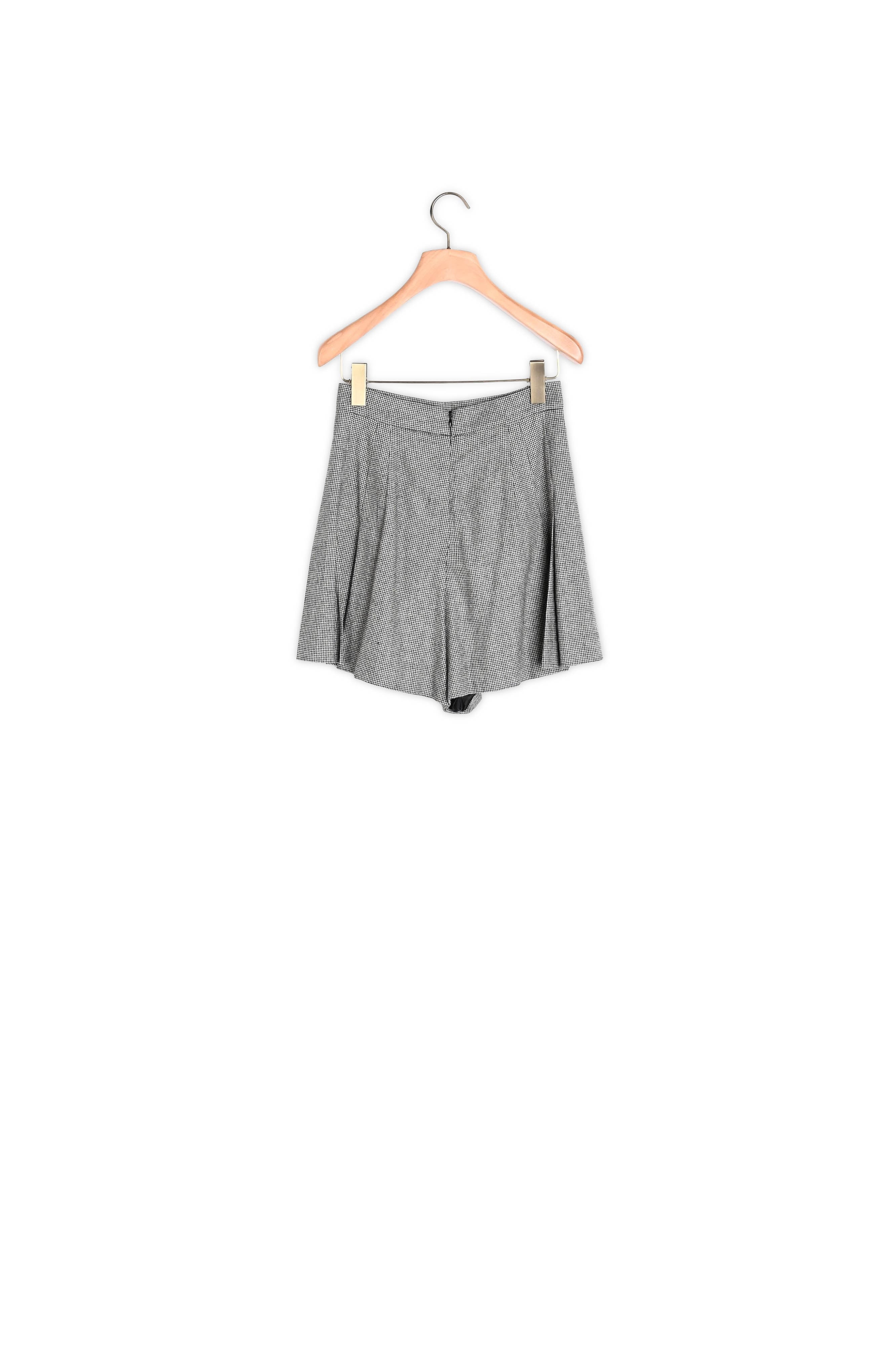 Short Jupe à motif pied de poule Sandro seconde main