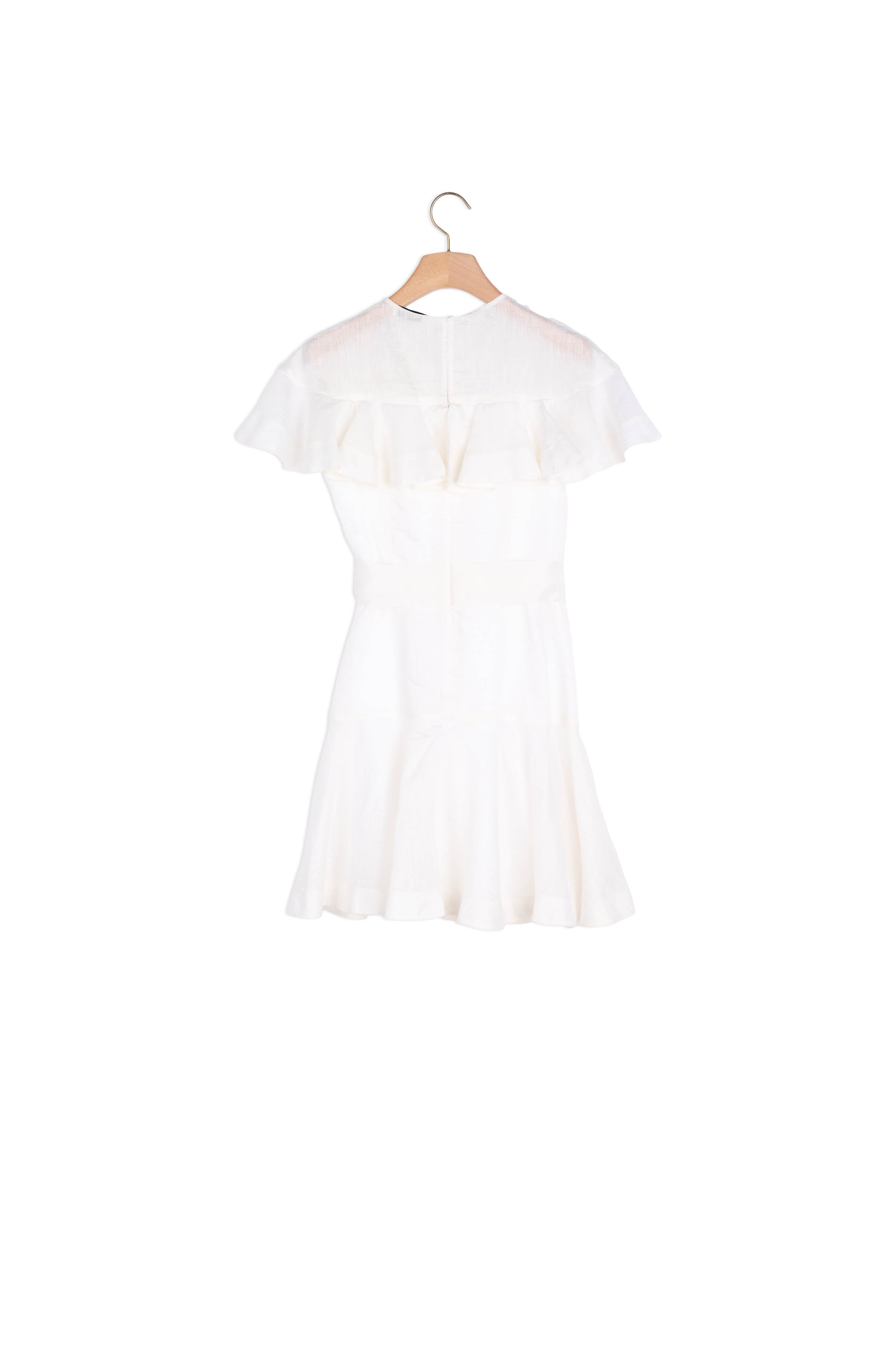 Robe courte à volant Sandro seconde main