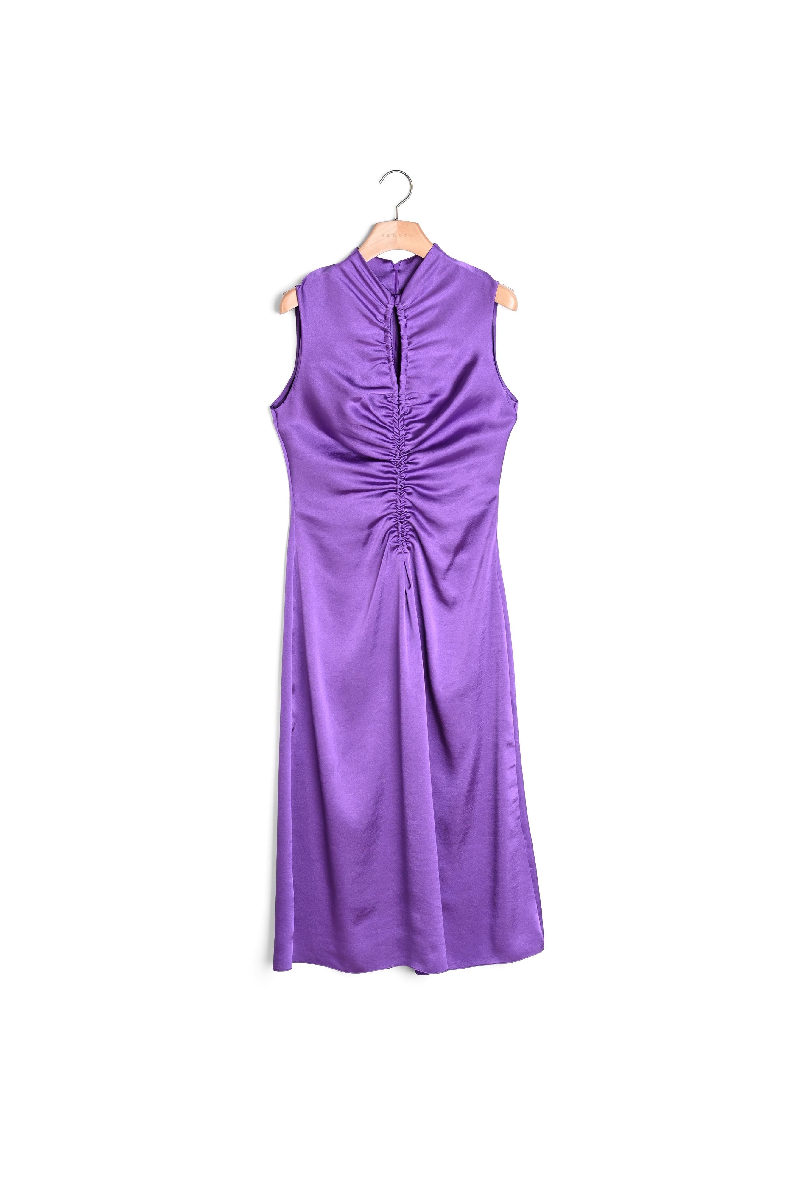 Robe mi-longue satinée Sandro seconde main