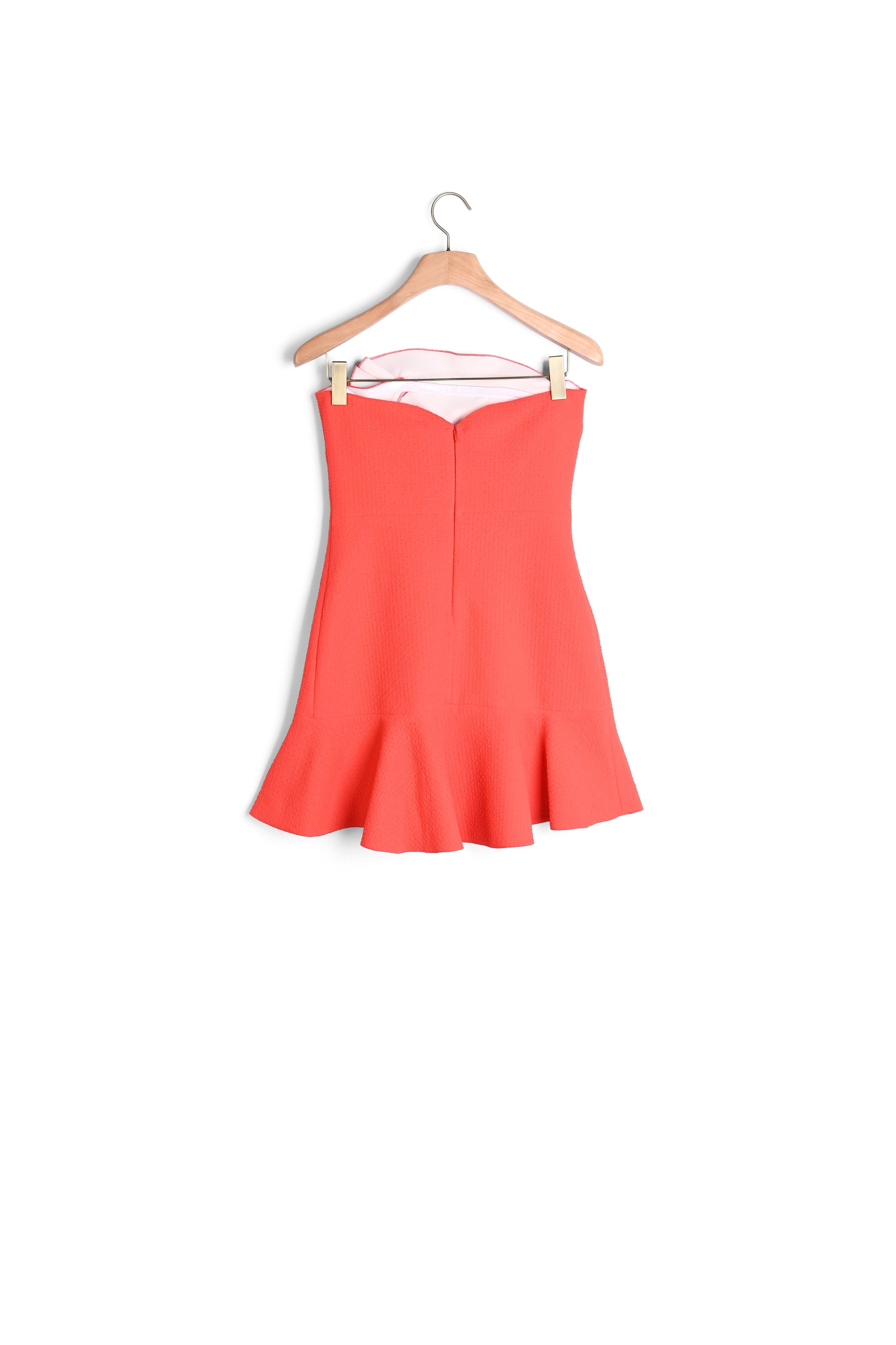 Robe bustier avec volants Sandro seconde main