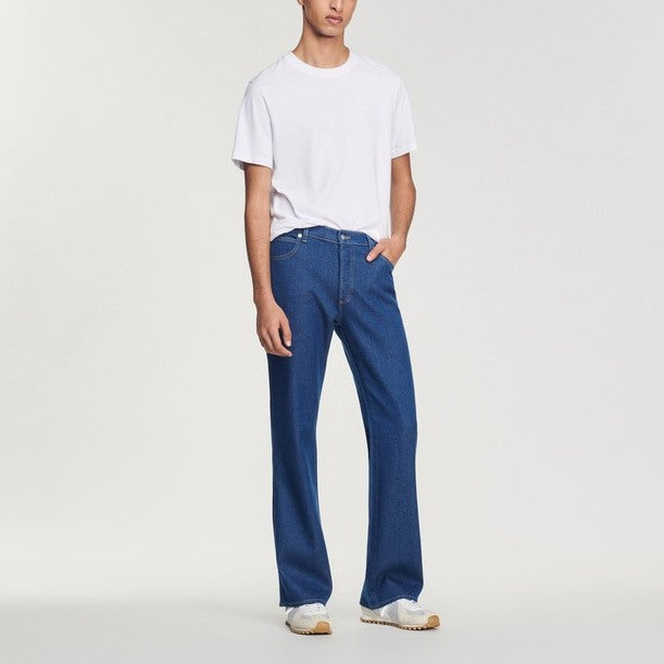 TEE SHIRT blanc Sandro seconde main