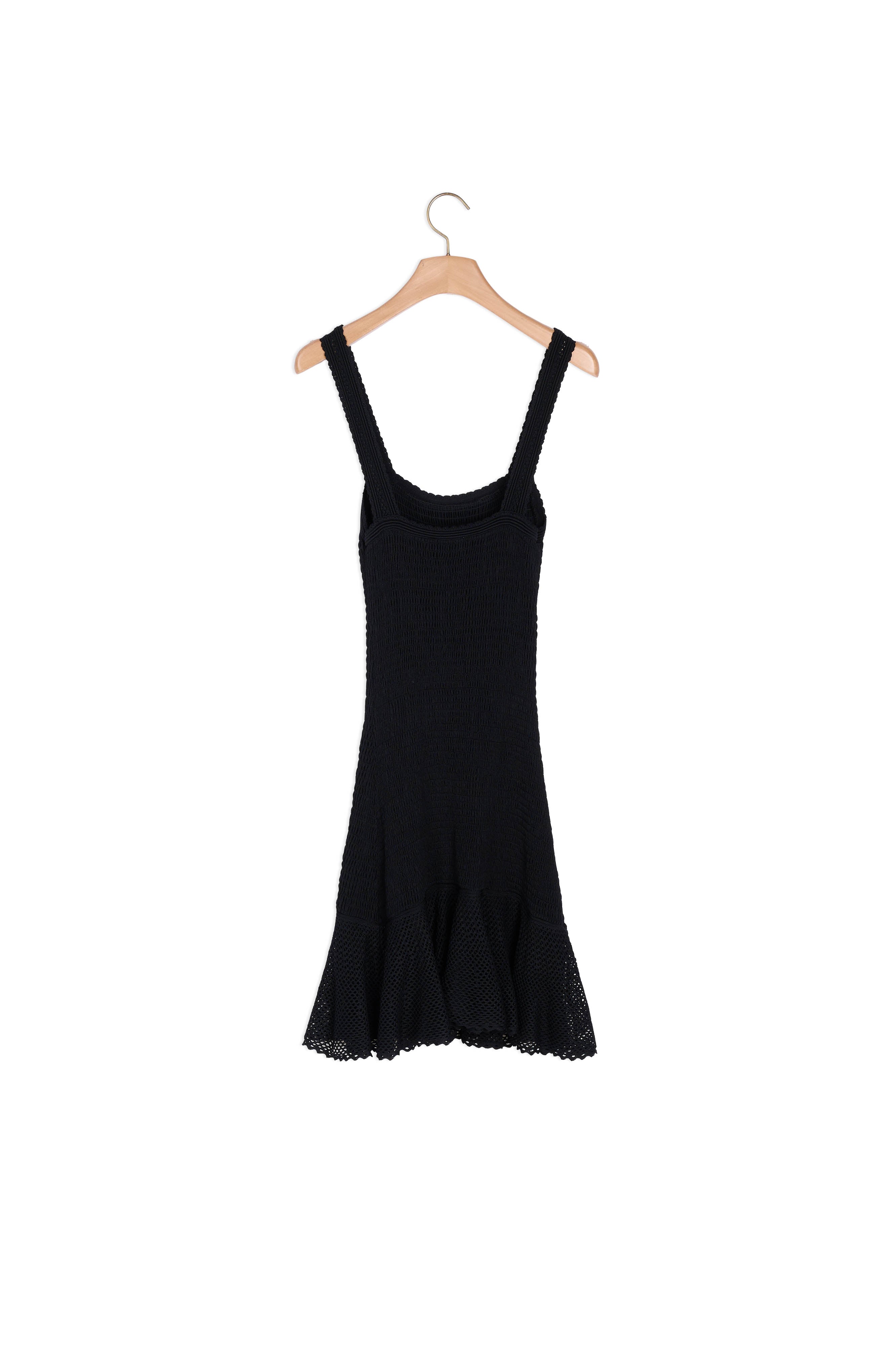 Robe smockée à bretelles Sandro seconde main