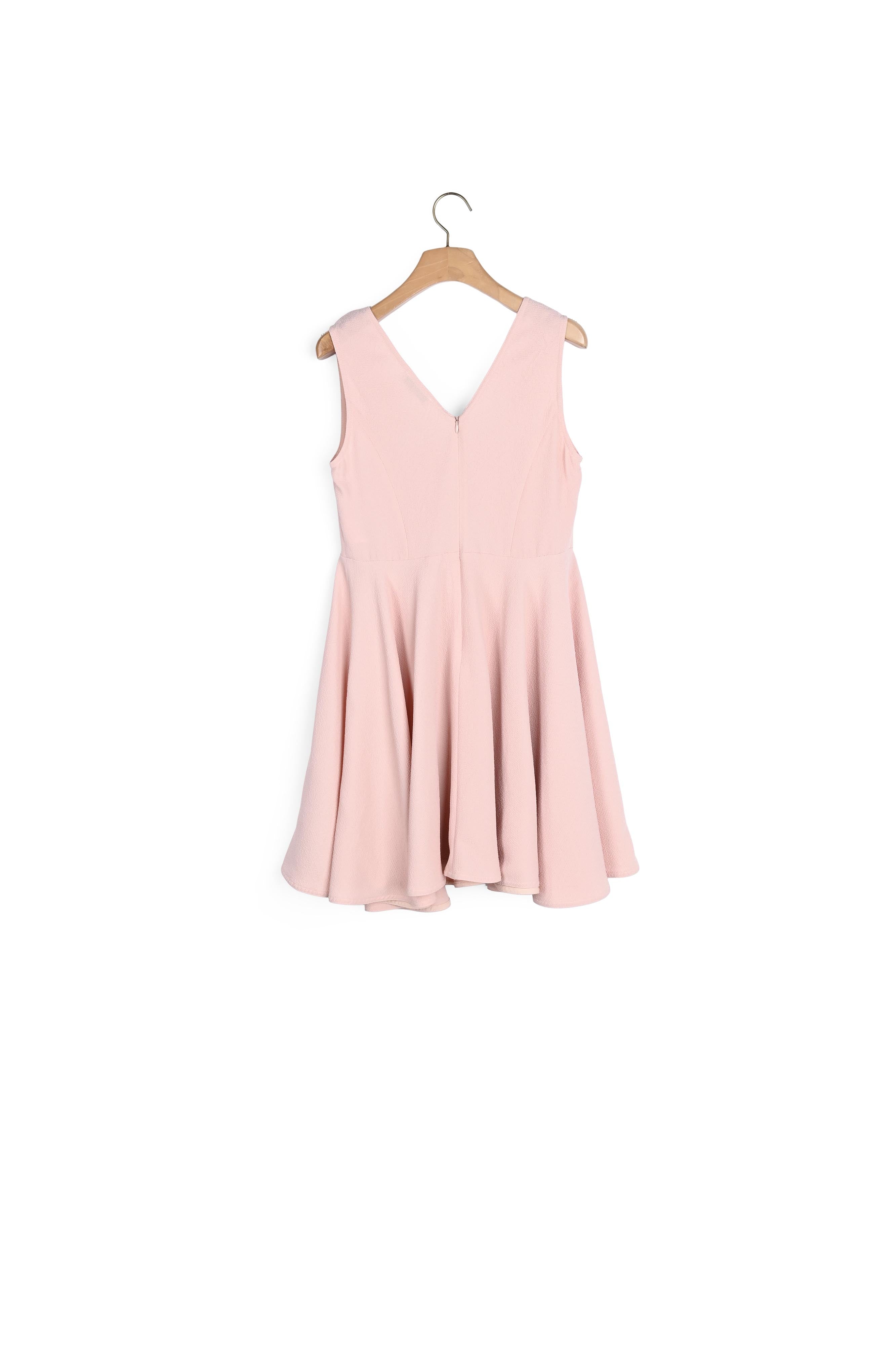 Robe vaporeuse matière gaufrée Sandro seconde main