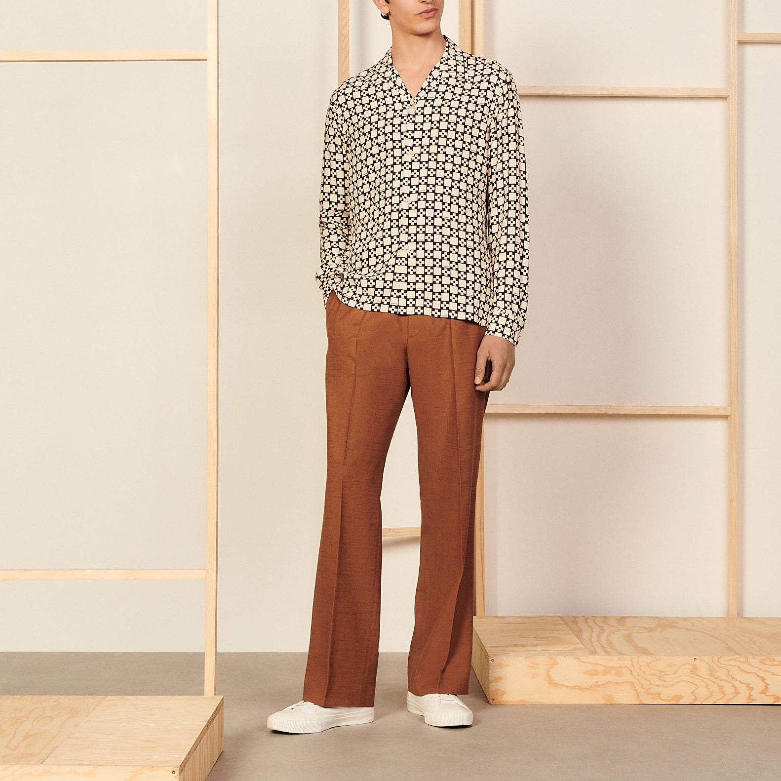 Chemise imprimée Sandro seconde main