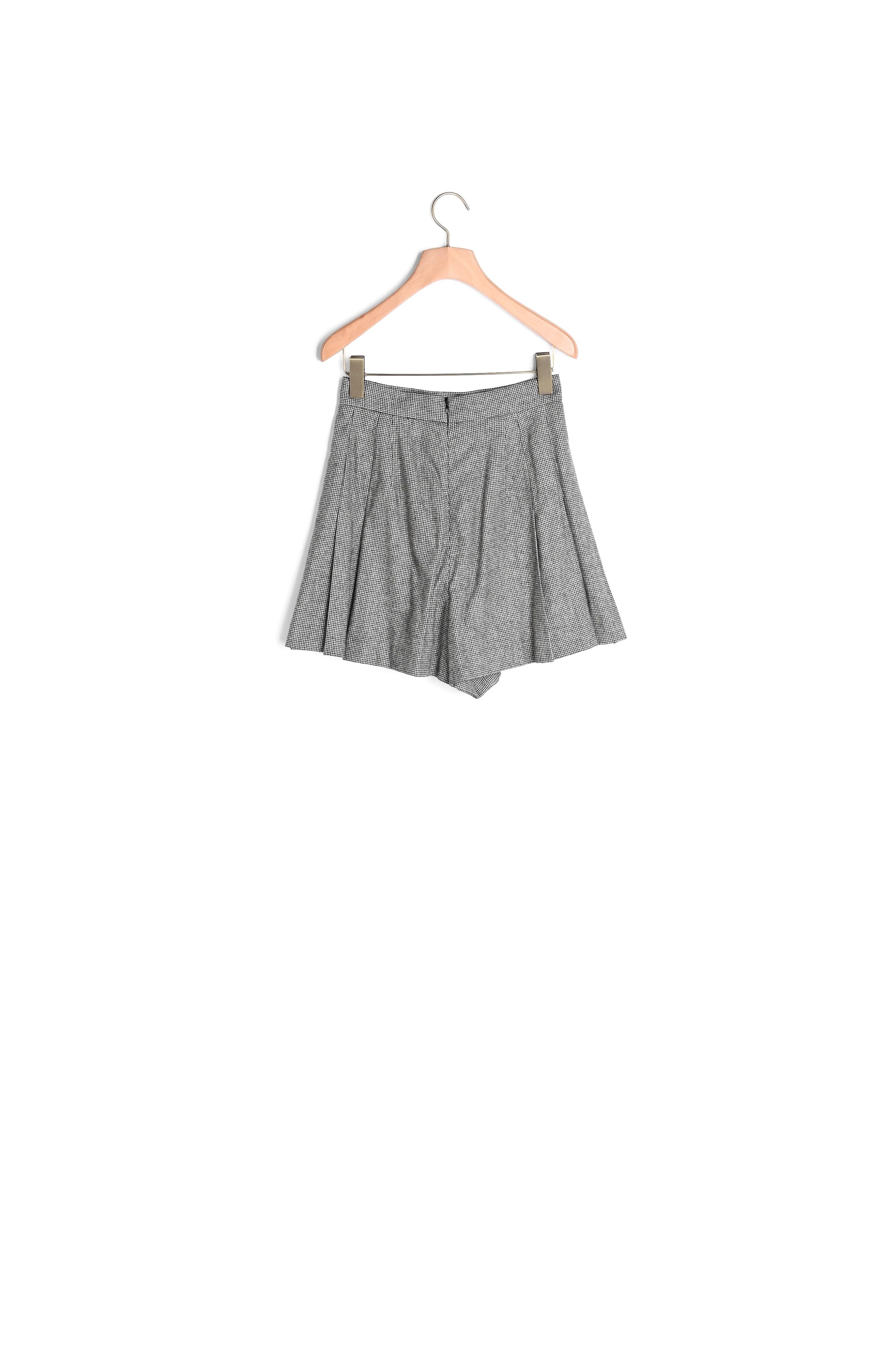 Short Jupe à motif pied de poule Sandro seconde main