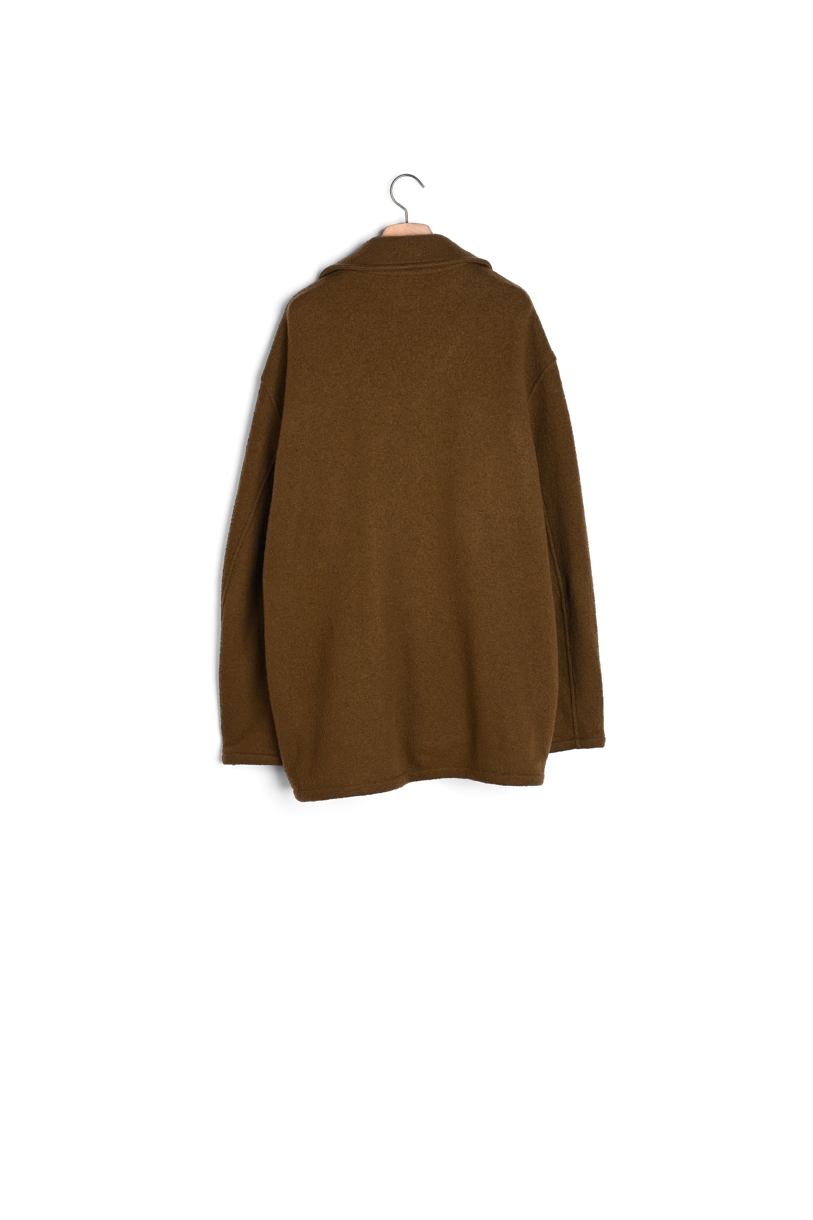 SurChemise en laine bouillie Sandro seconde main