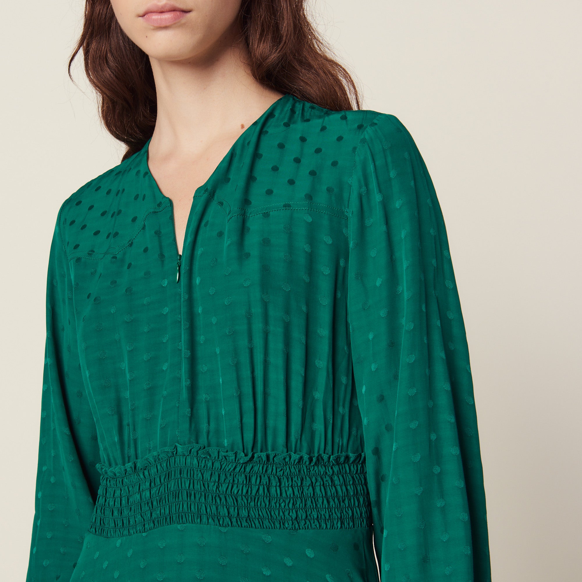Robe courte en jacquard Sandro seconde main