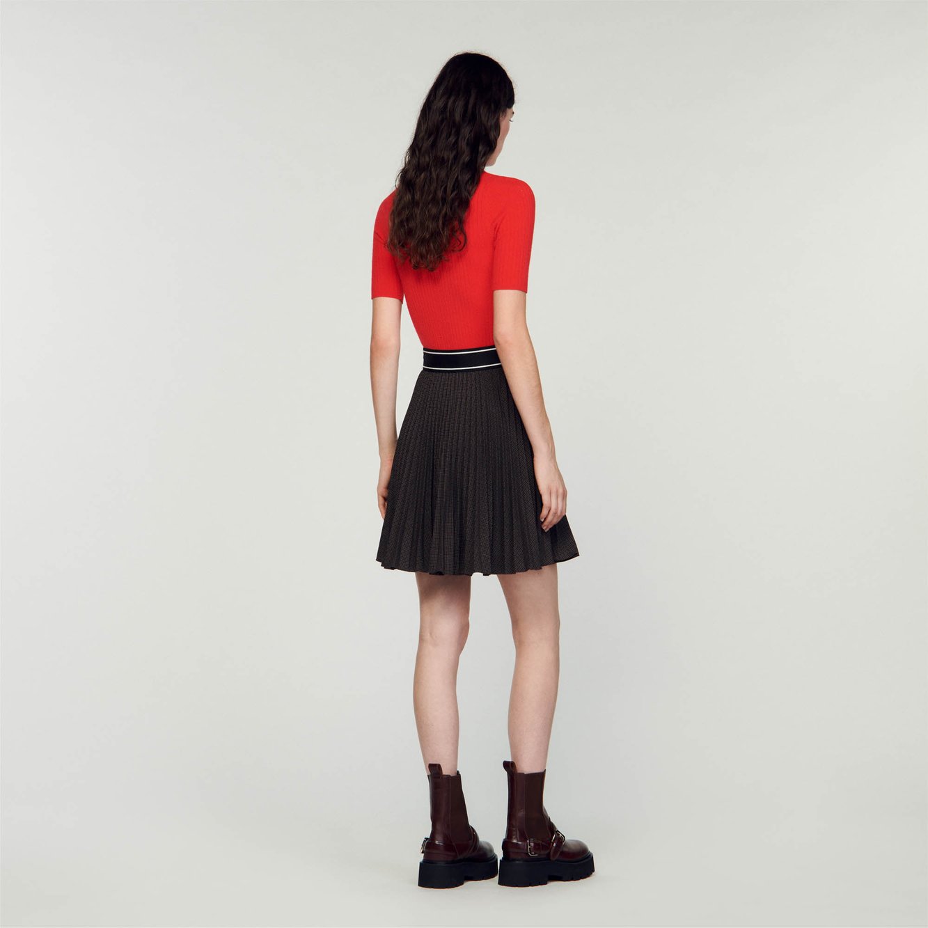 Jupe plissée Sandro seconde main