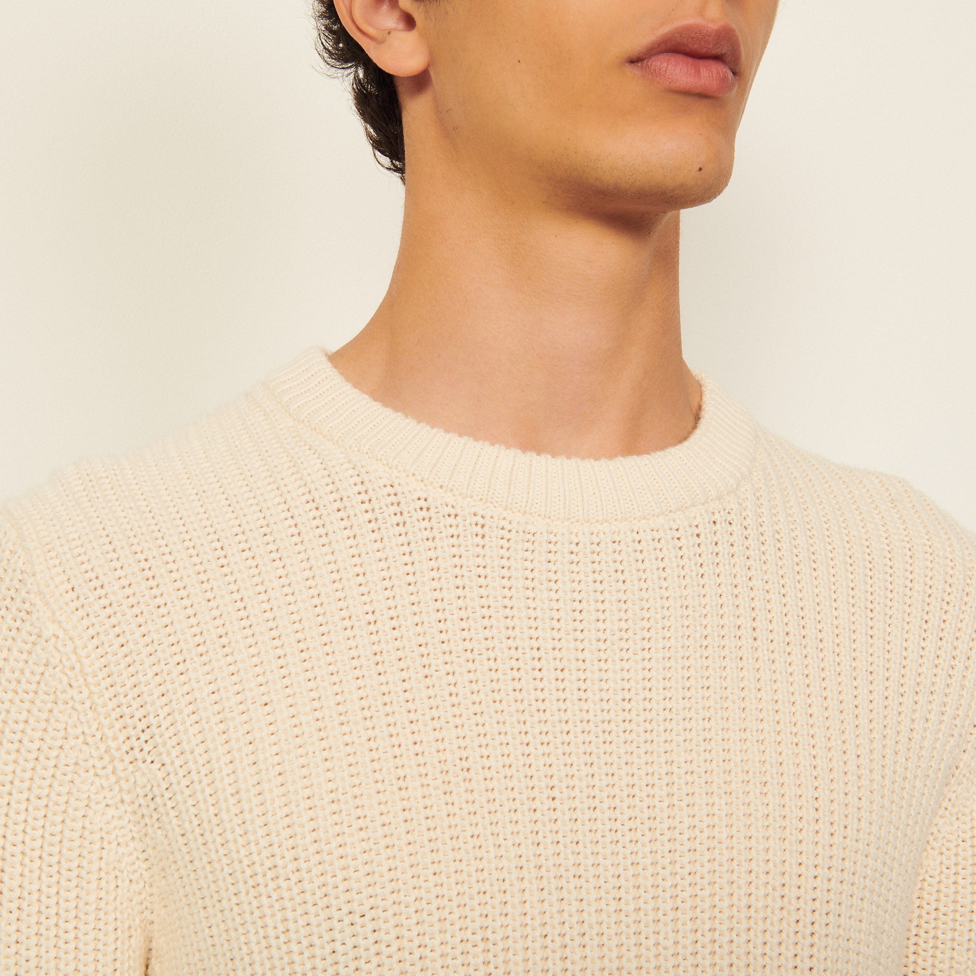 Pull en coton et soie Sandro seconde main