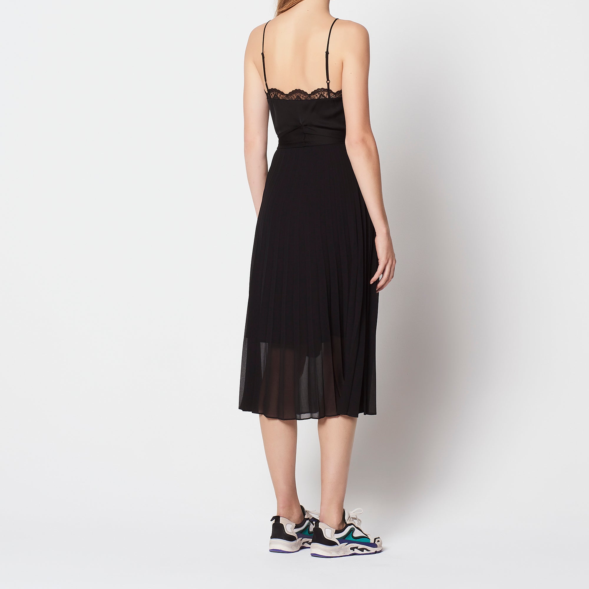 Robe longue fluide à fines bretelles Sandro seconde main