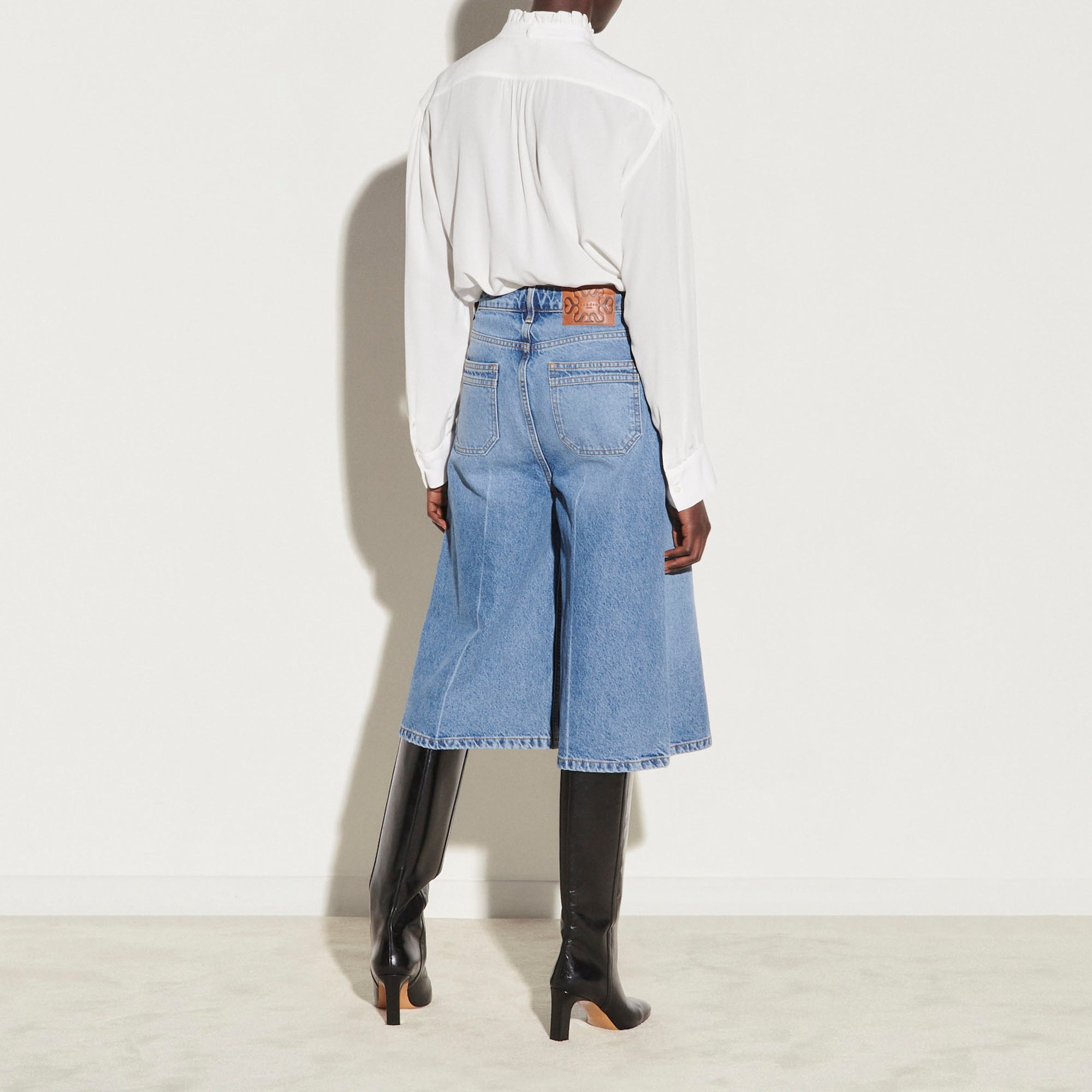 Jupe culotte délavée Sandro seconde main