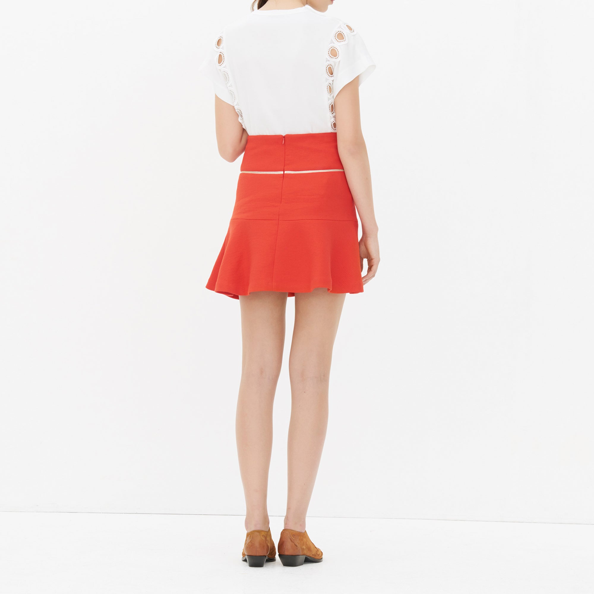 Jupe Rouge Sandro seconde main