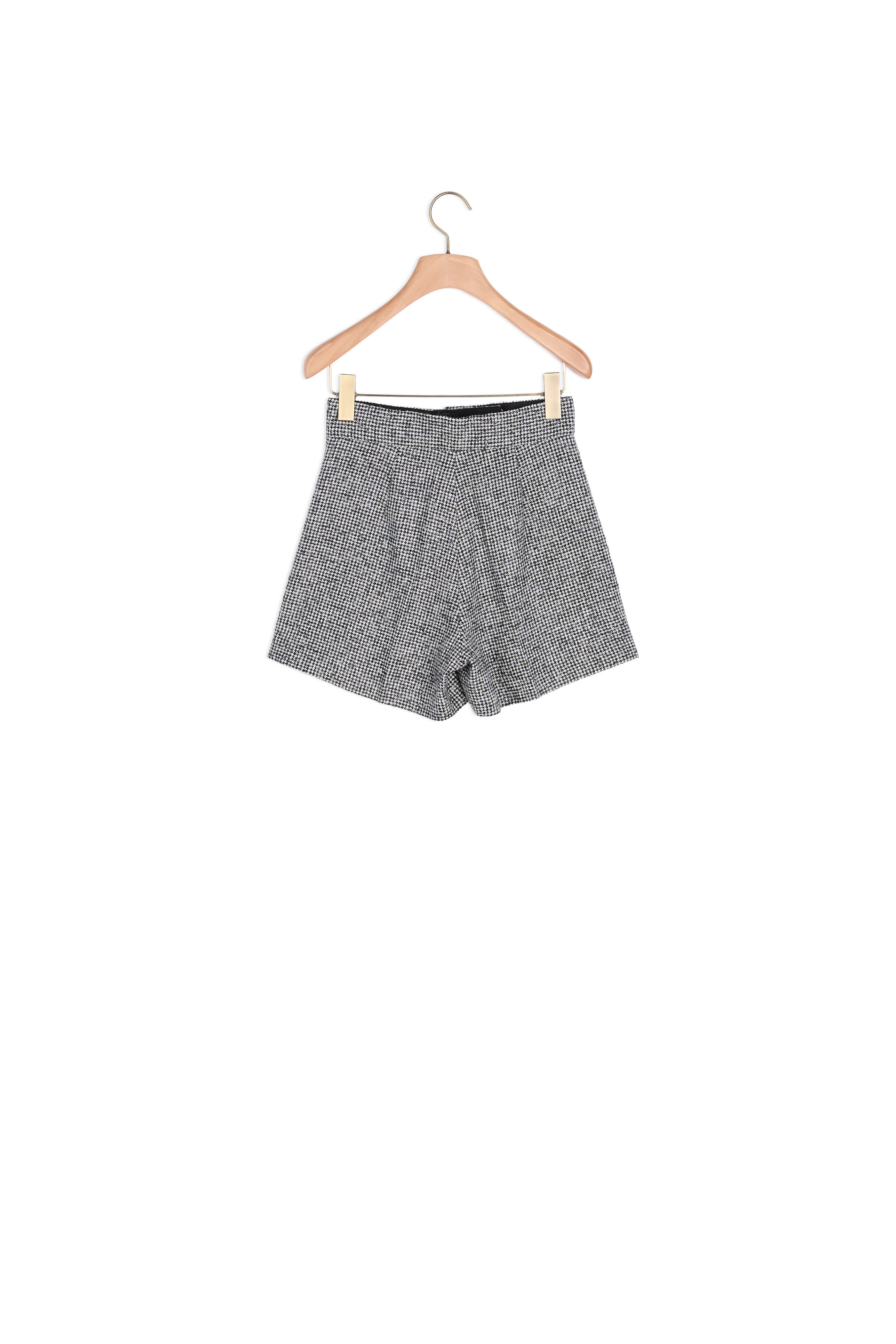 Short pied-de-poule Sandro seconde main
