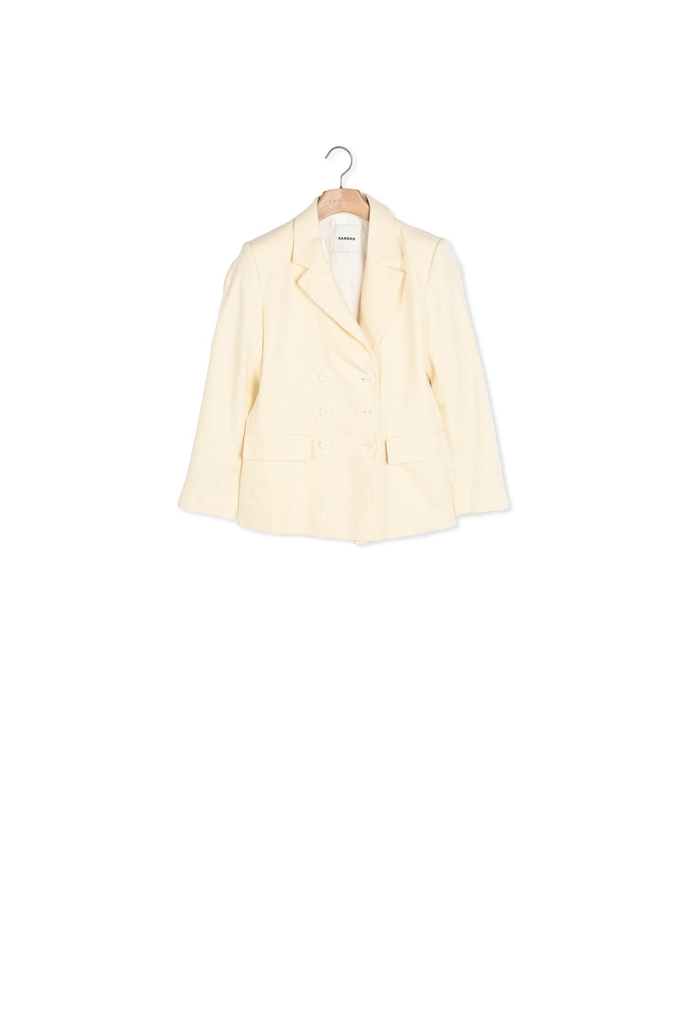 Veste de costume à boutonnage croisé Sandro seconde main