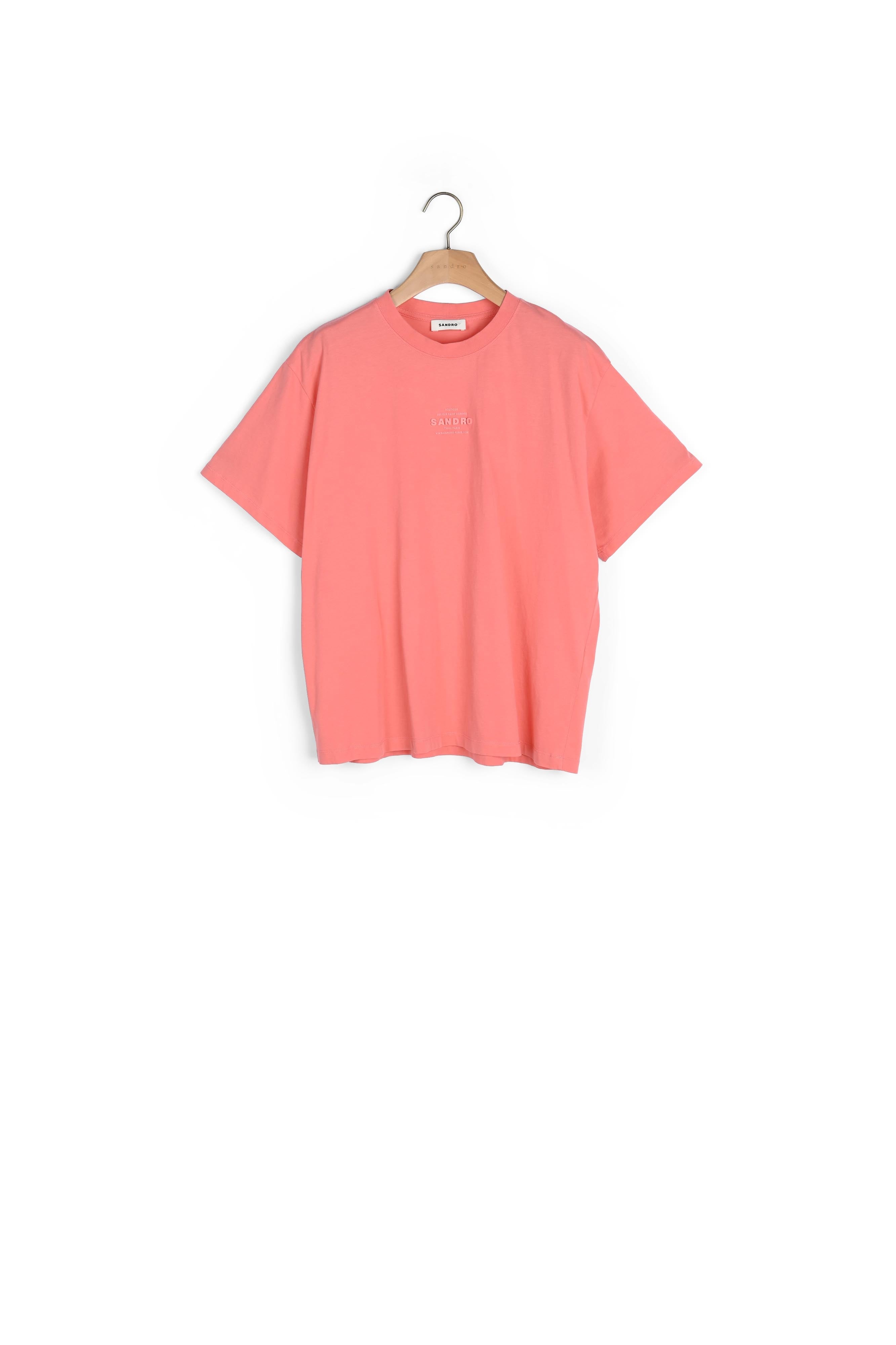 T-shirt Corail Sandro seconde main