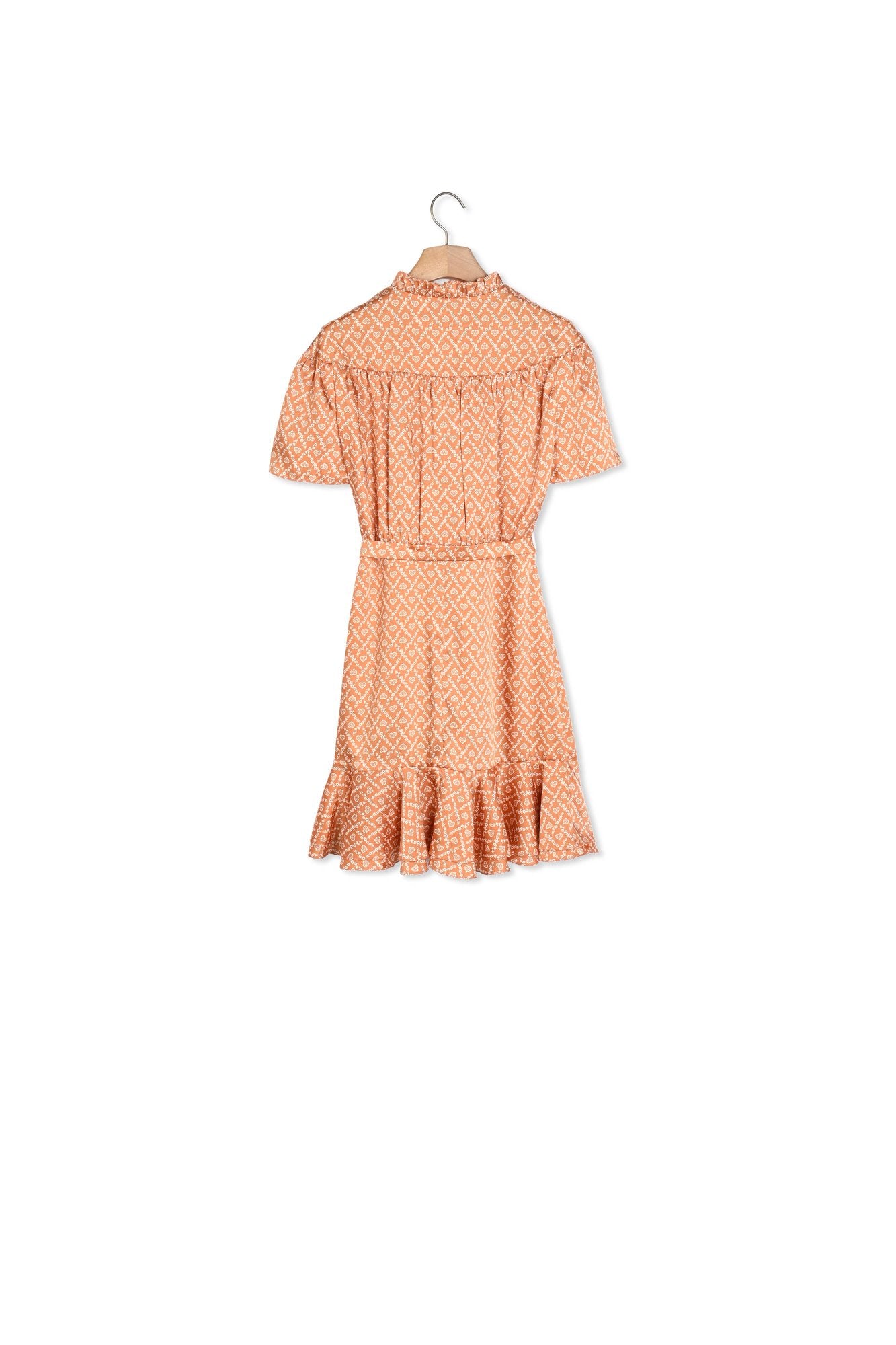 Robe volantée imprimé petits cœurs Sandro seconde main