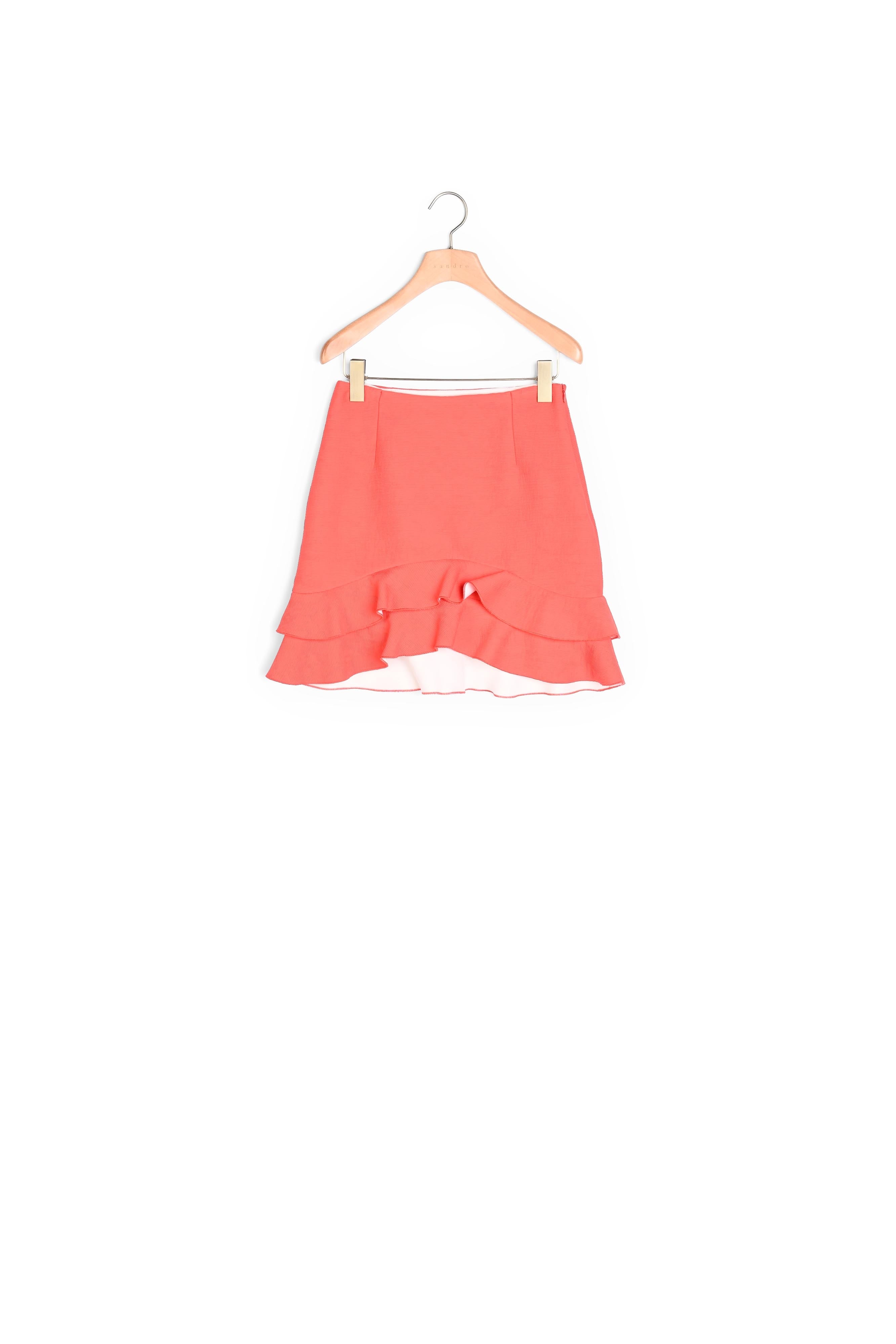 Jupe avec deux volants en bas Sandro seconde main