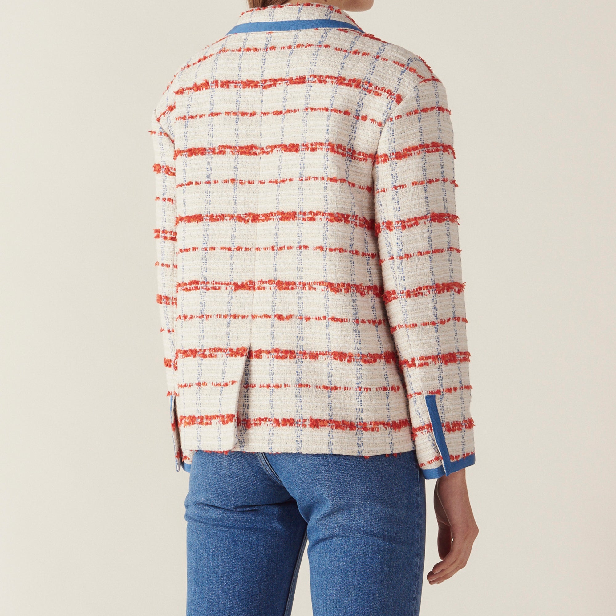 Veste de blazer en tweed Sandro seconde main