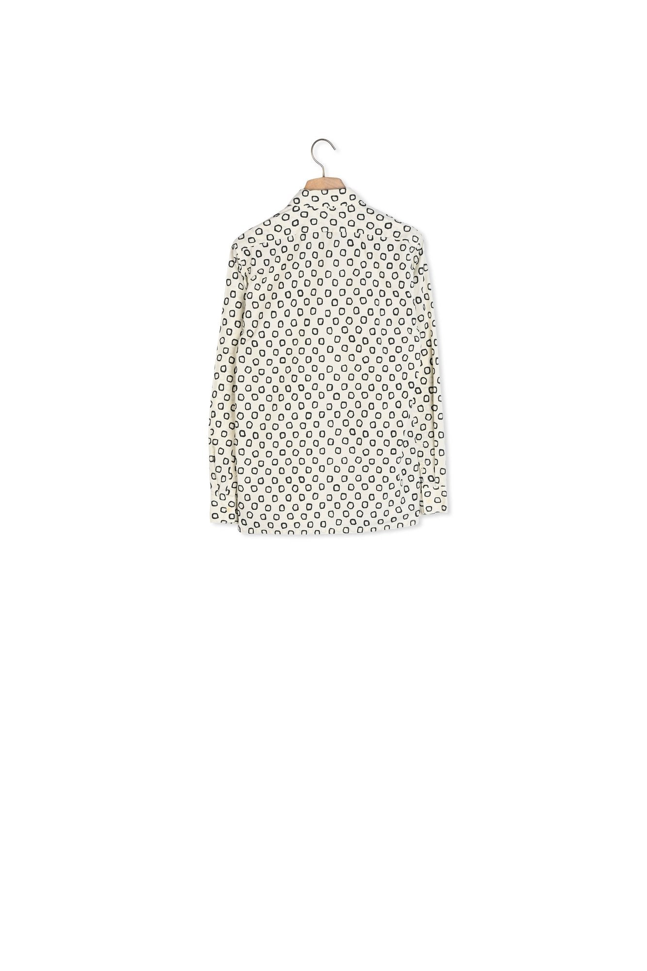 Chemise en coton imprimé Sandro seconde main