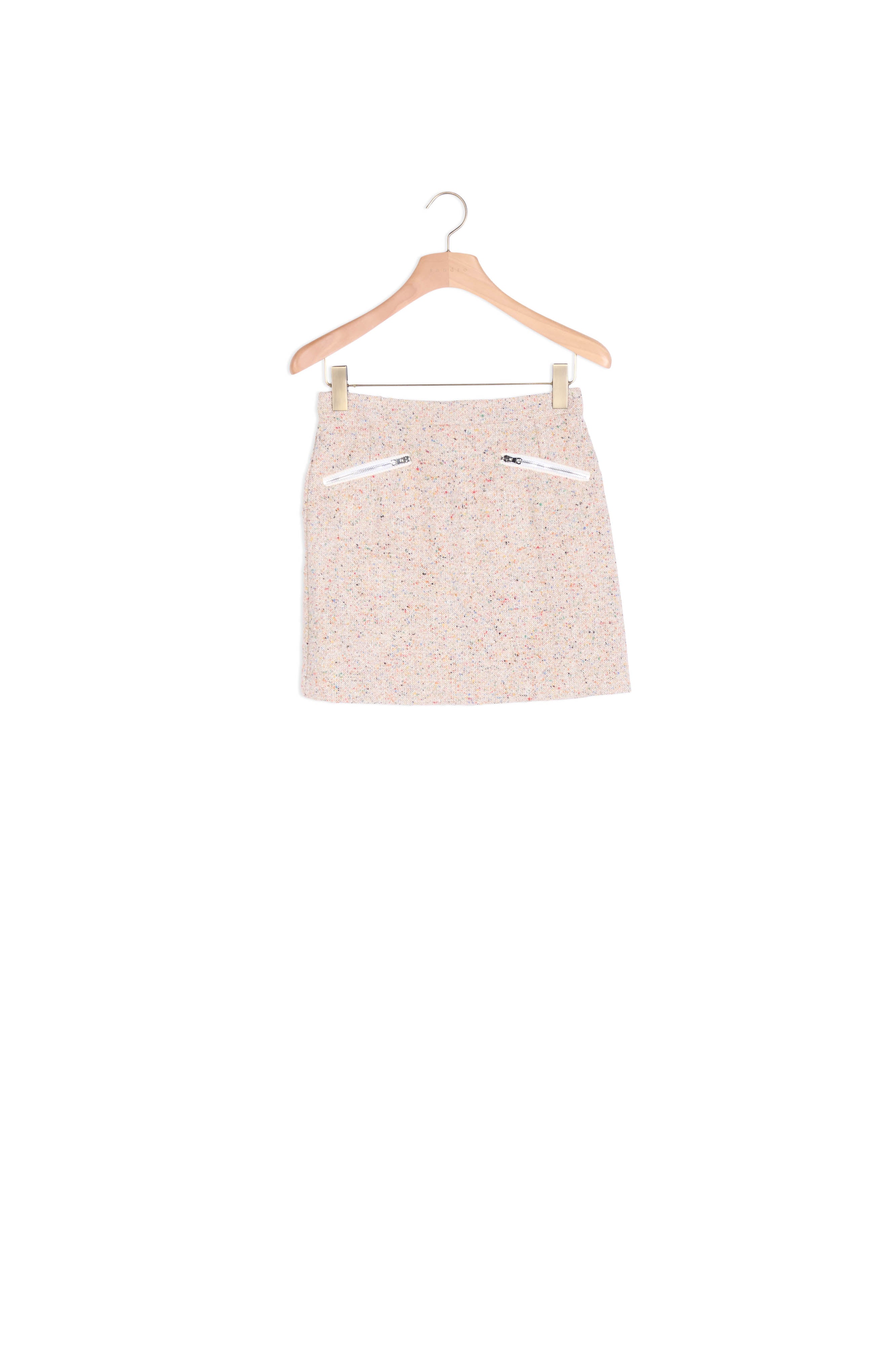 Jupe Ecru Sandro seconde main