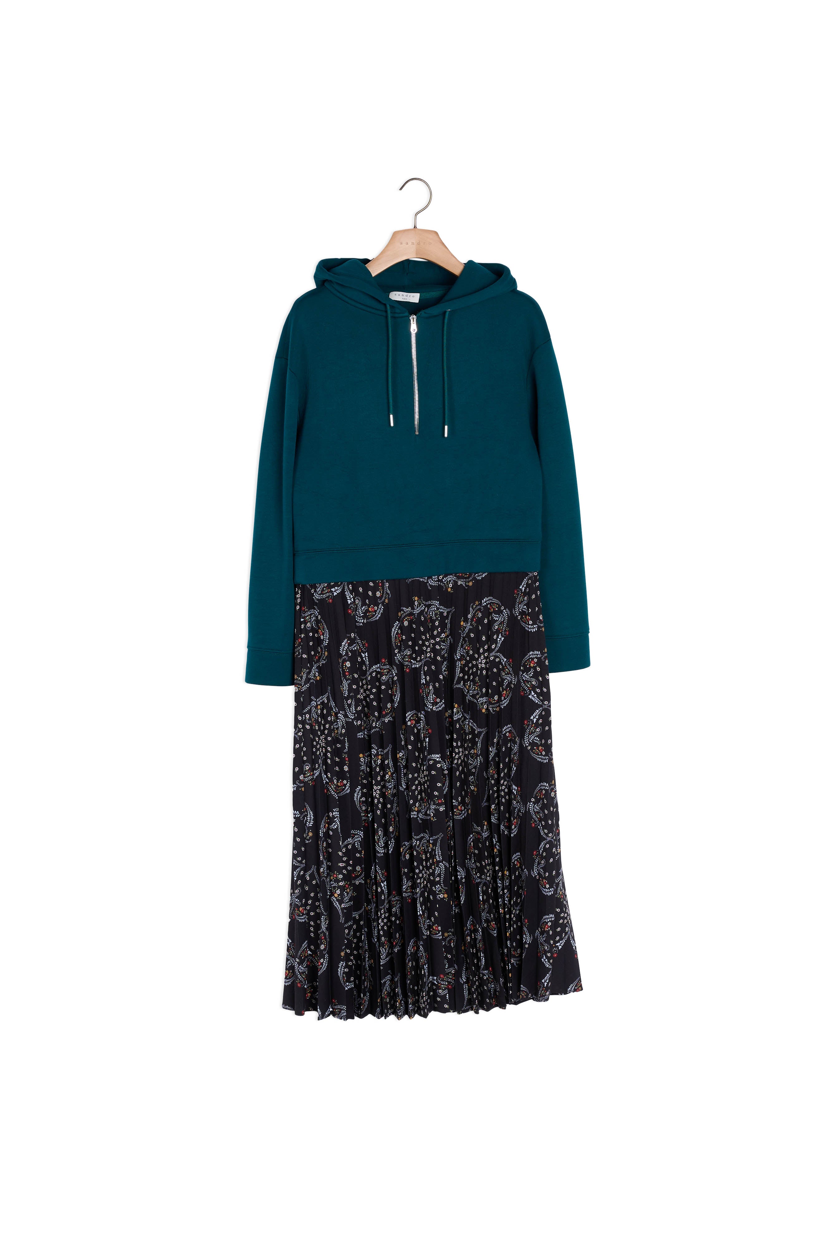 Robe en trompe l'œil Sandro seconde main