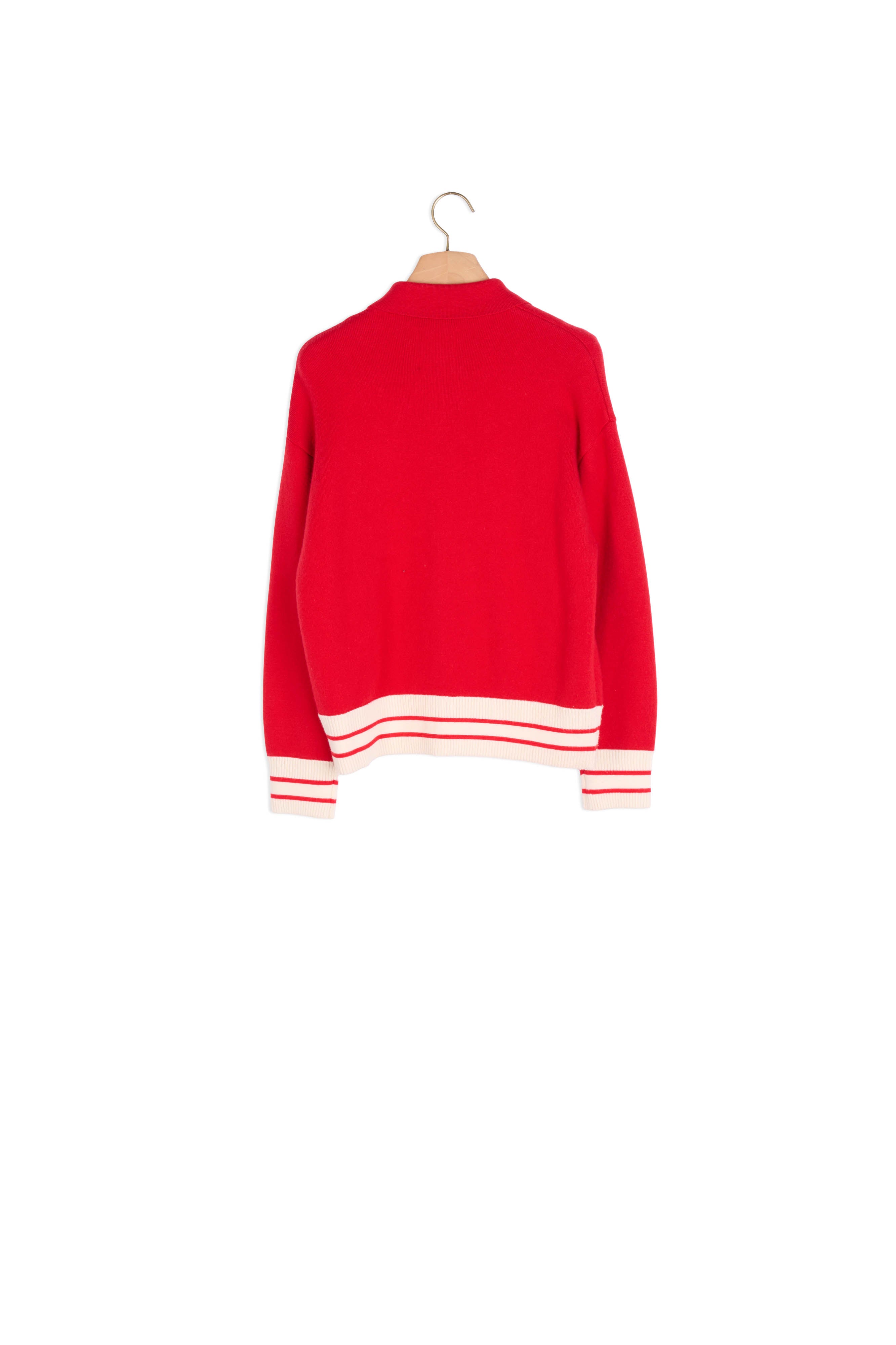 Cardi-coat avec patch Sandro seconde main