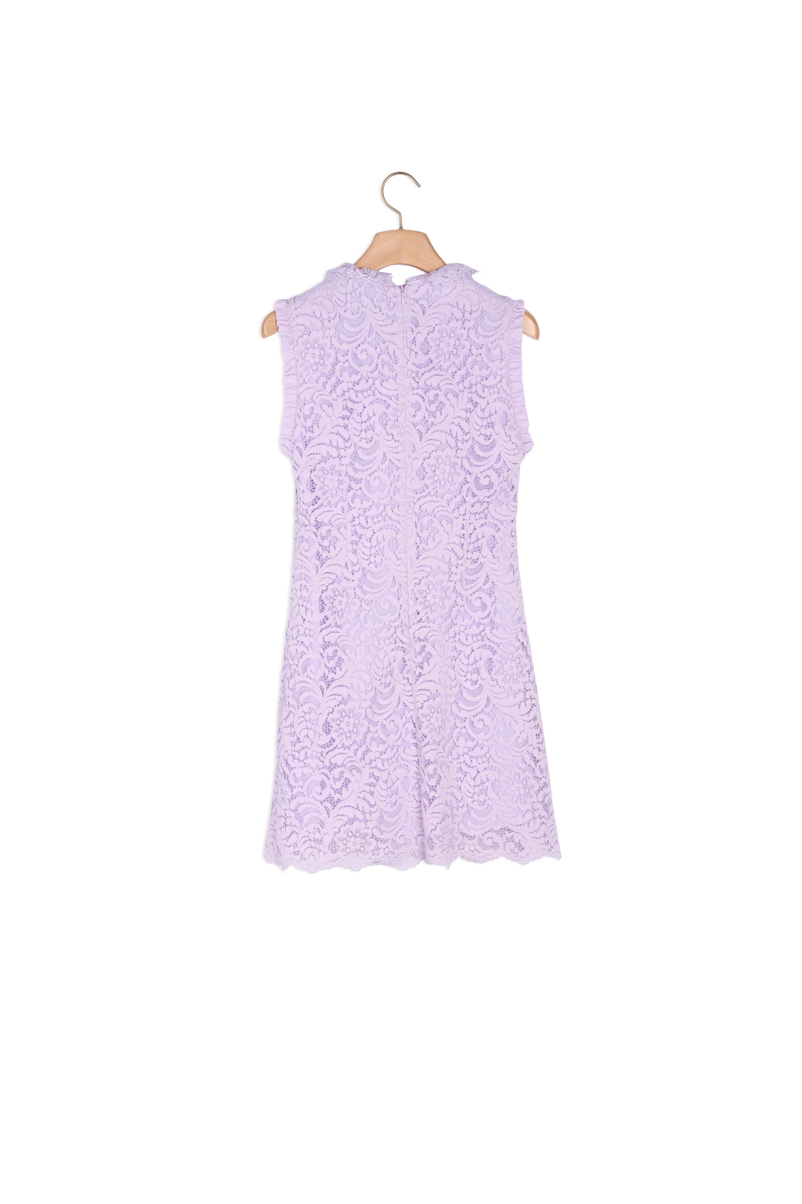 Robe en dentelle avec col montant Sandro seconde main