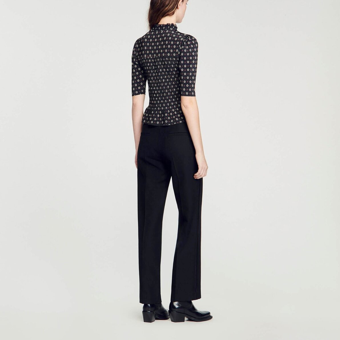 Top imprimé étoiles Sandro seconde main