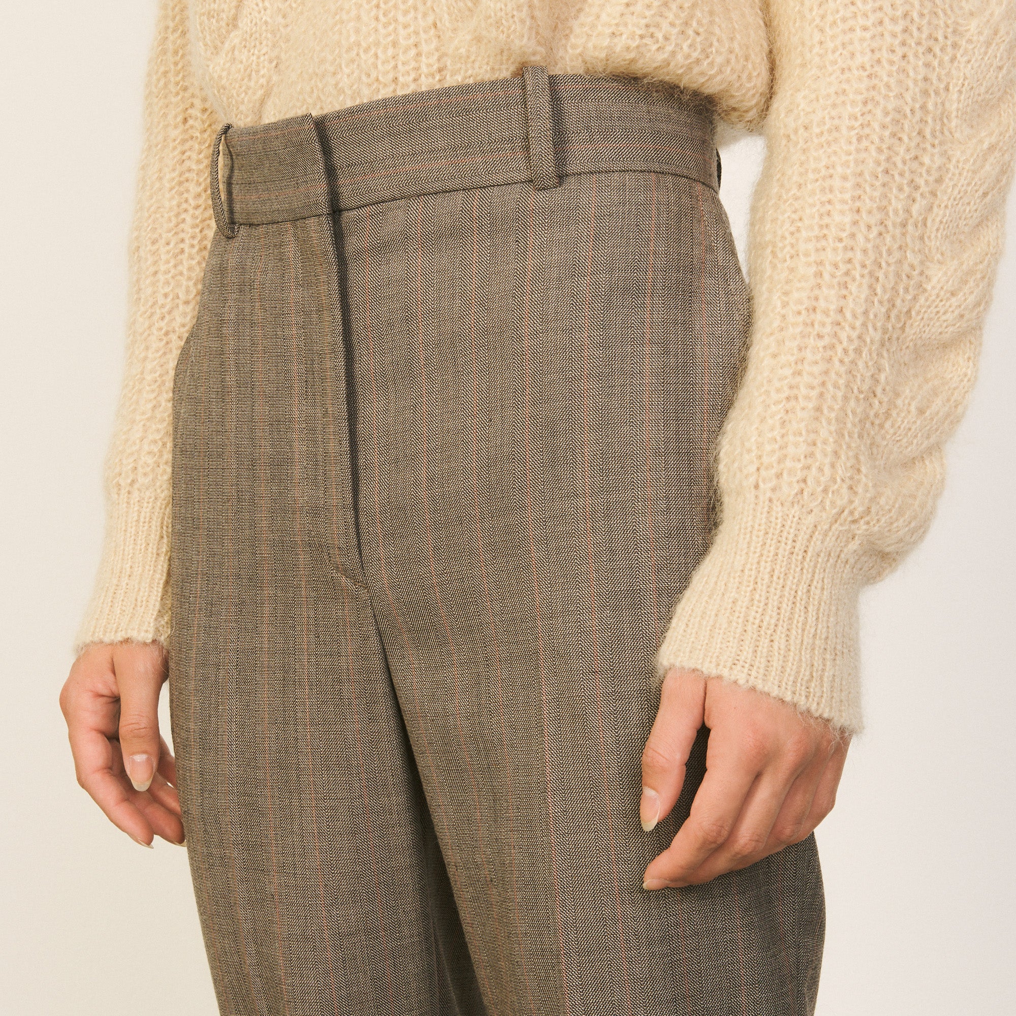Pantalon Taupe Sandro seconde main