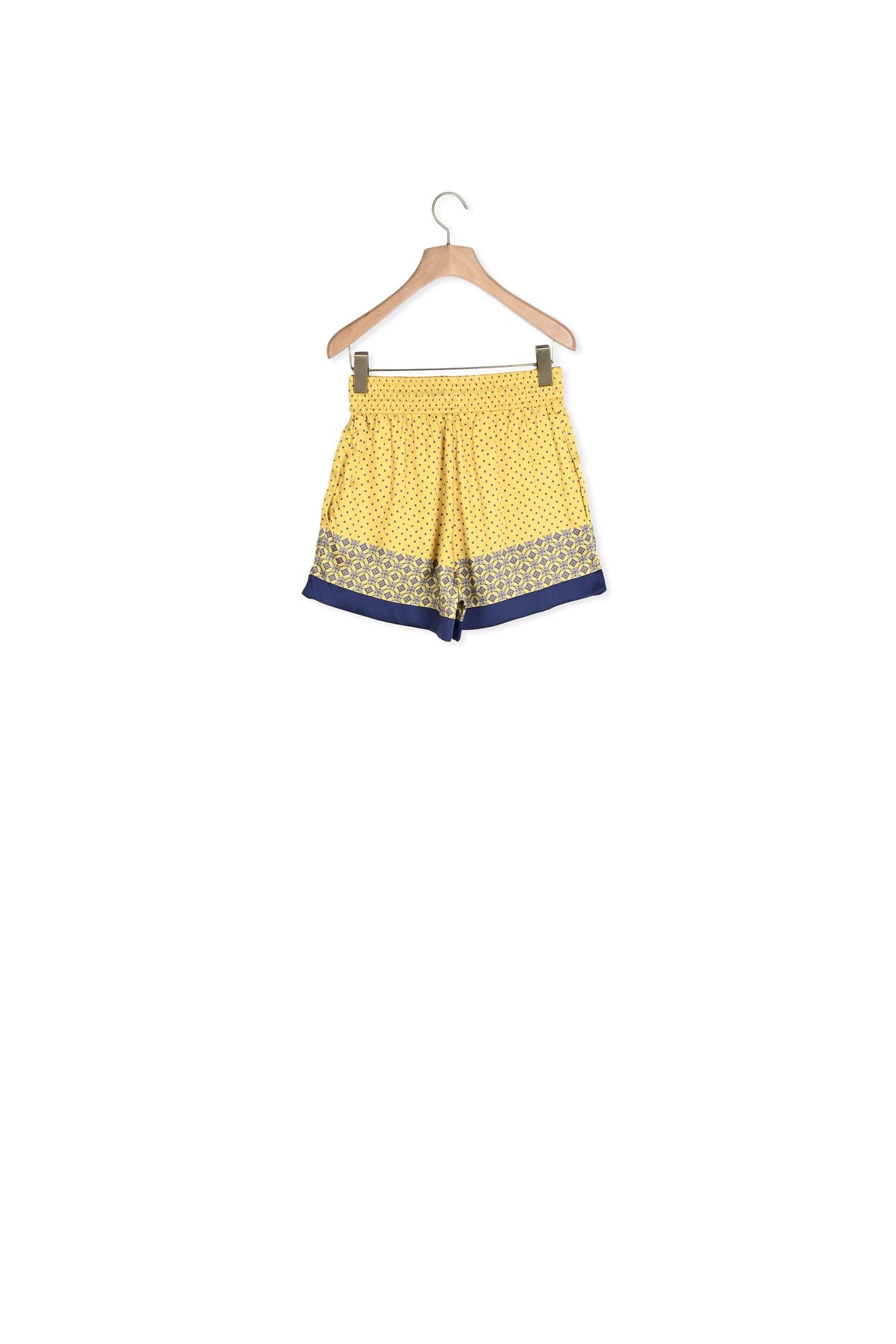 Short fluide en soie imprimée Sandro seconde main