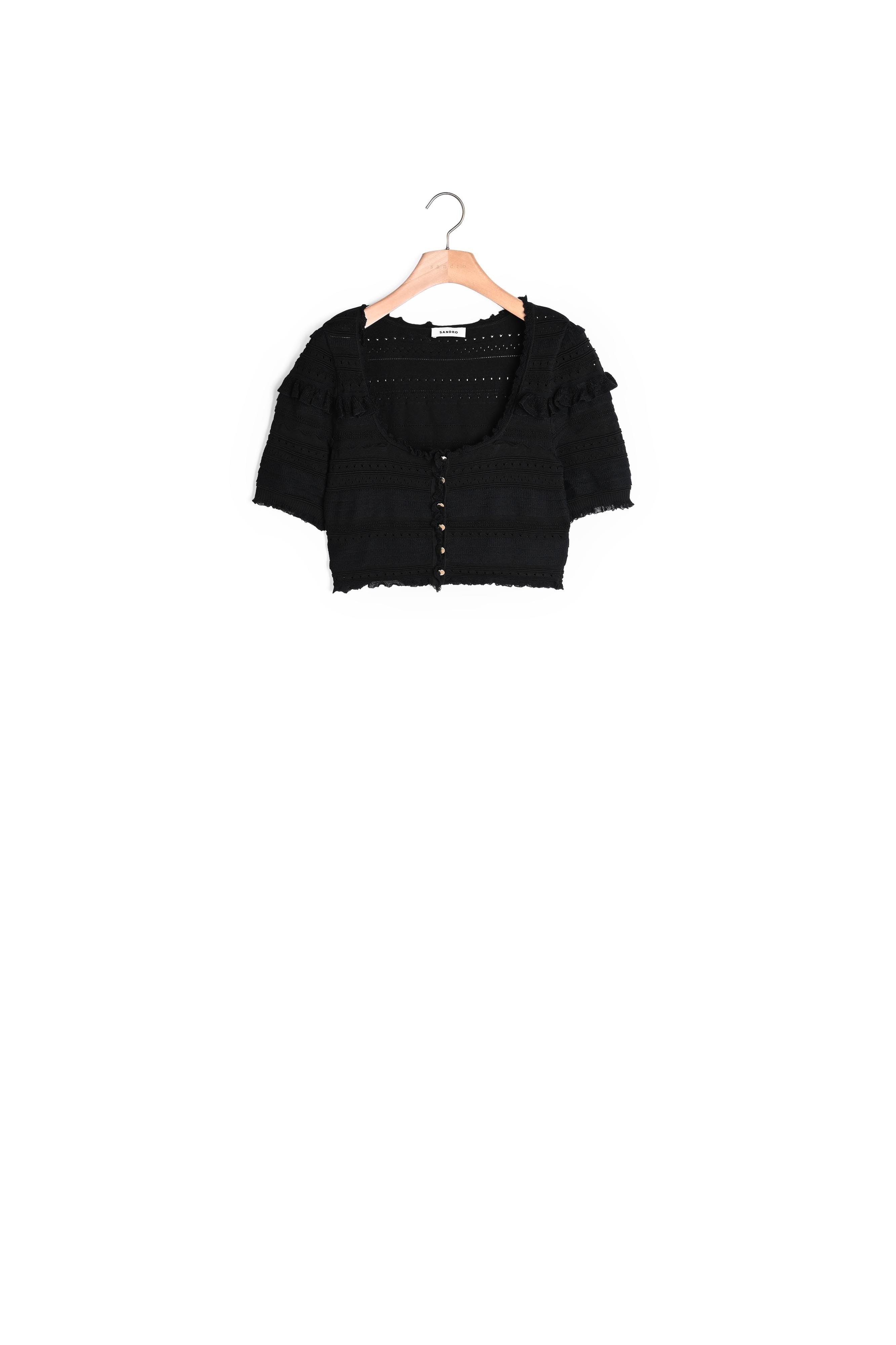 Gilet court en Maille Sandro seconde main