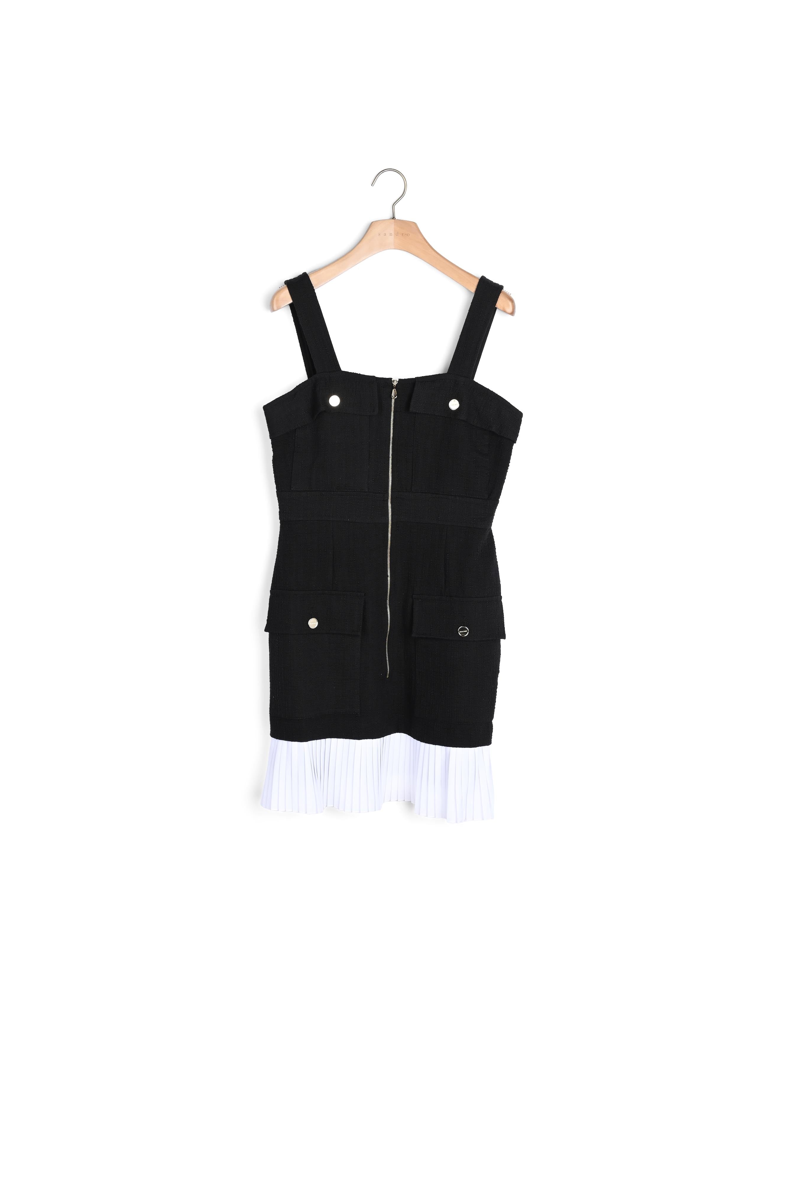 Robe courte en tweed Sandro seconde main